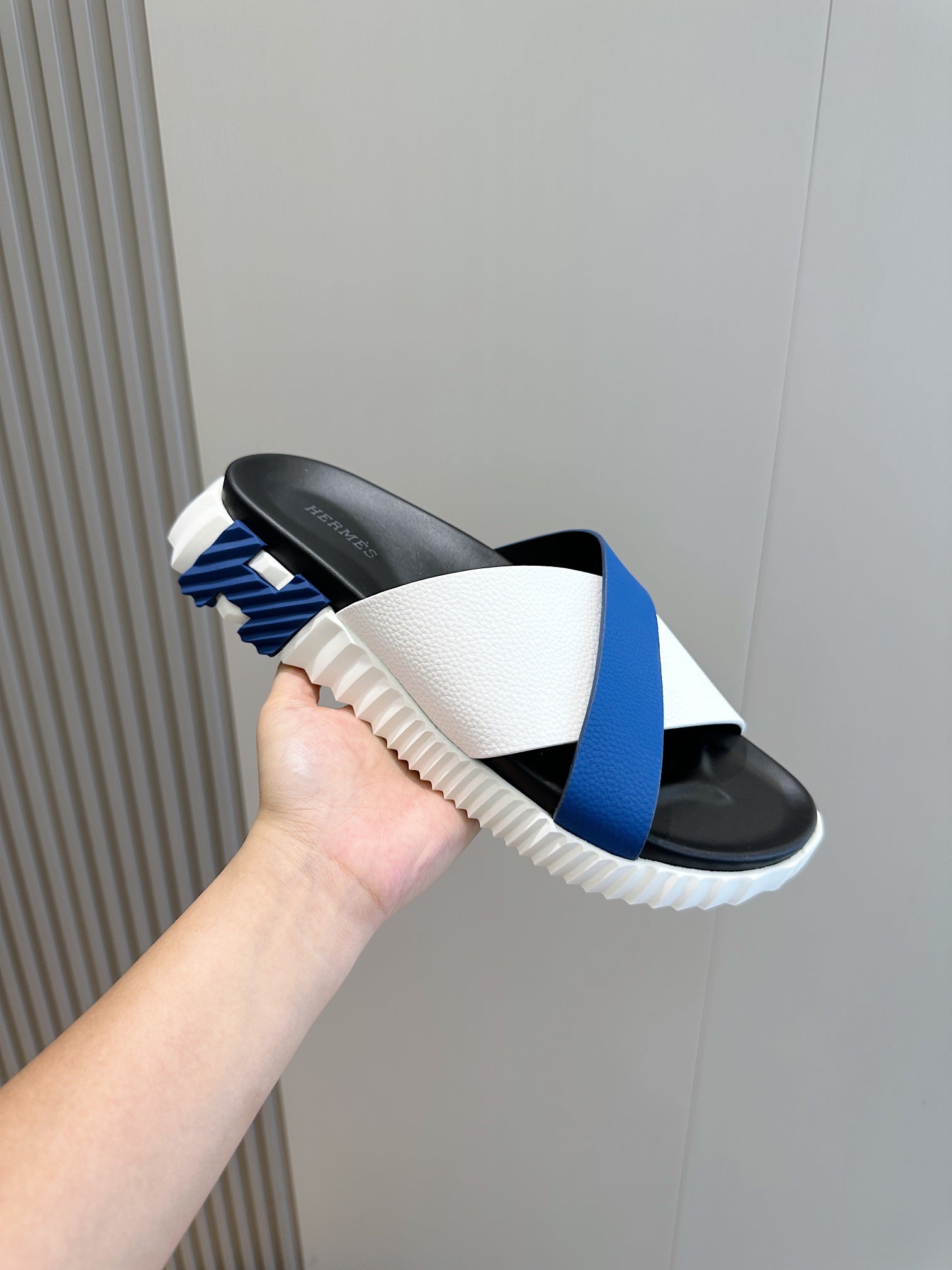 HM Men's Infra Slide Calfskin 547634