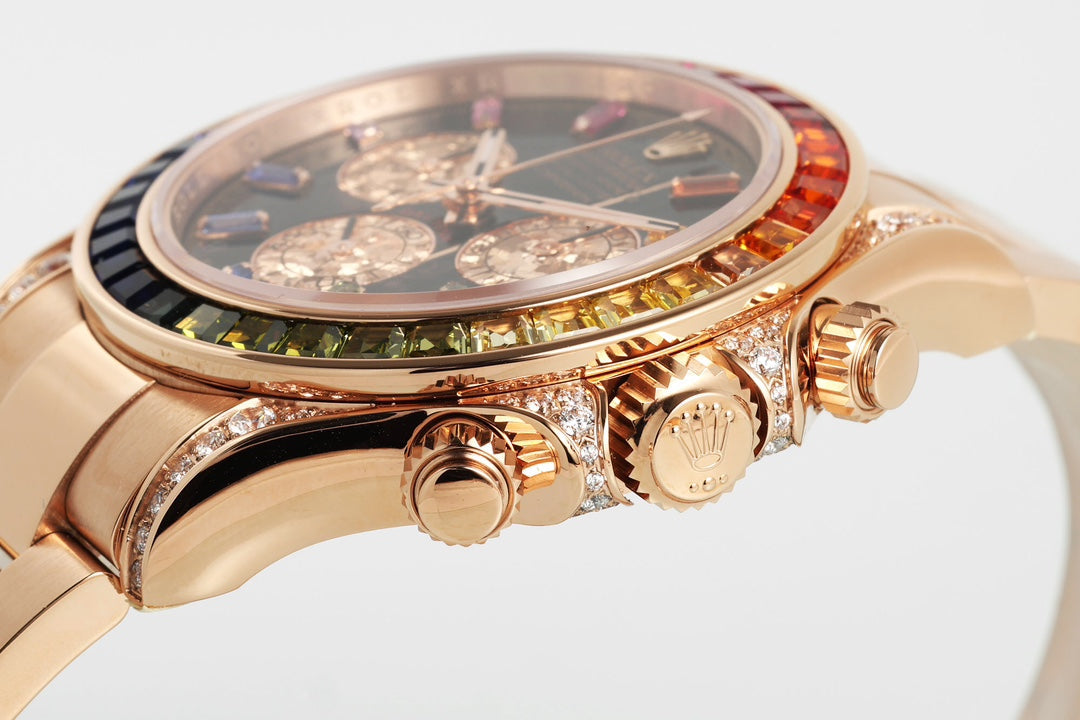 Rolex Oyster Perpetual Cosmograph Daytona with Rainbow Bezel