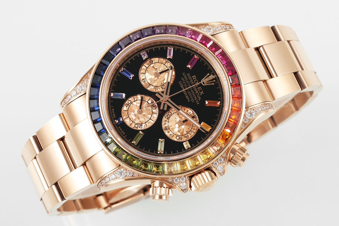 Rolex Oyster Perpetual Cosmograph Daytona with Rainbow Bezel