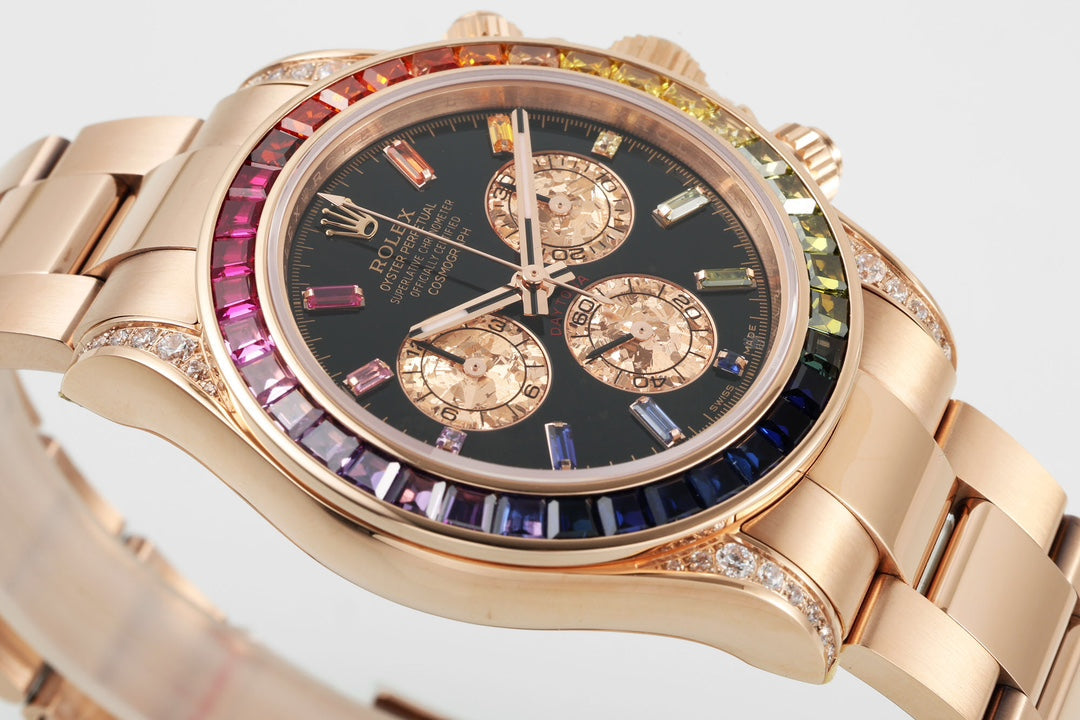 Rolex Oyster Perpetual Cosmograph Daytona with Rainbow Bezel