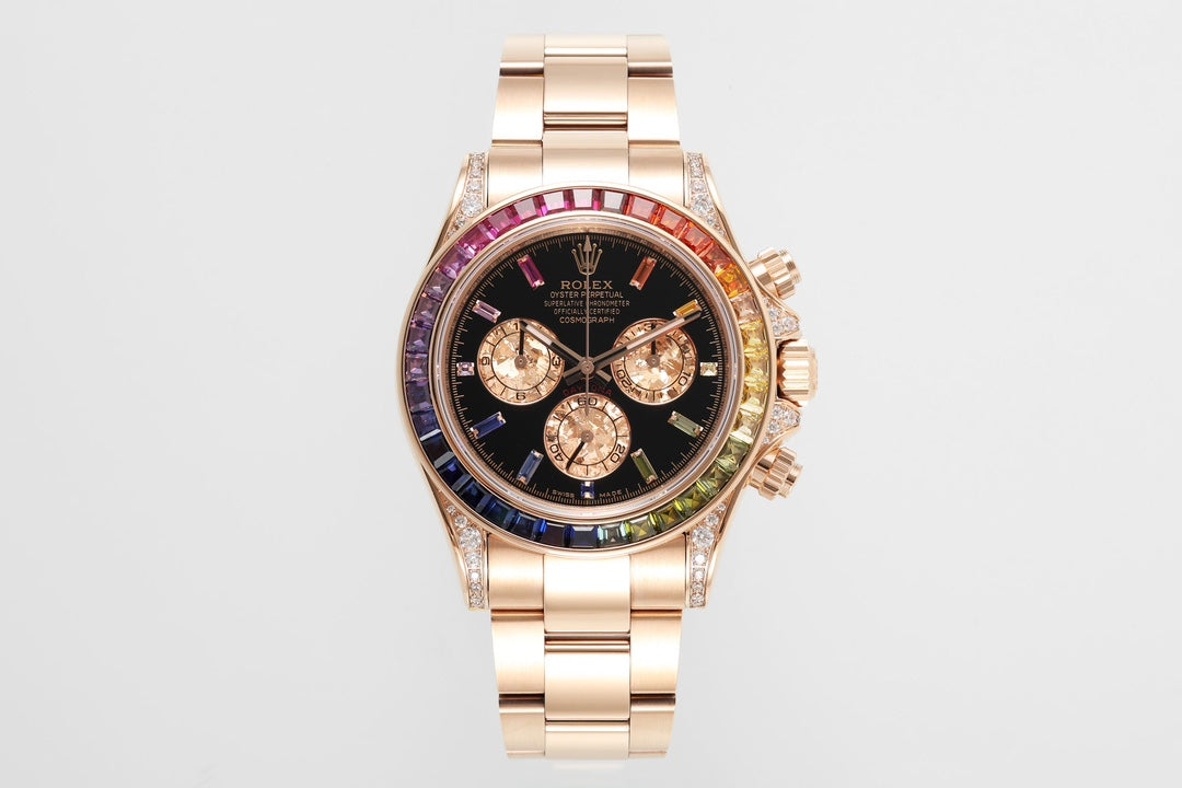 Rolex Oyster Perpetual Cosmograph Daytona with Rainbow Bezel