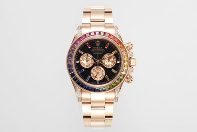 Rolex Oyster Perpetual Cosmograph Daytona with Rainbow Bezel