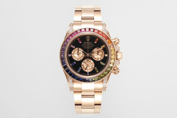 Rolex Oyster Perpetual Cosmograph Daytona with Rainbow Bezel