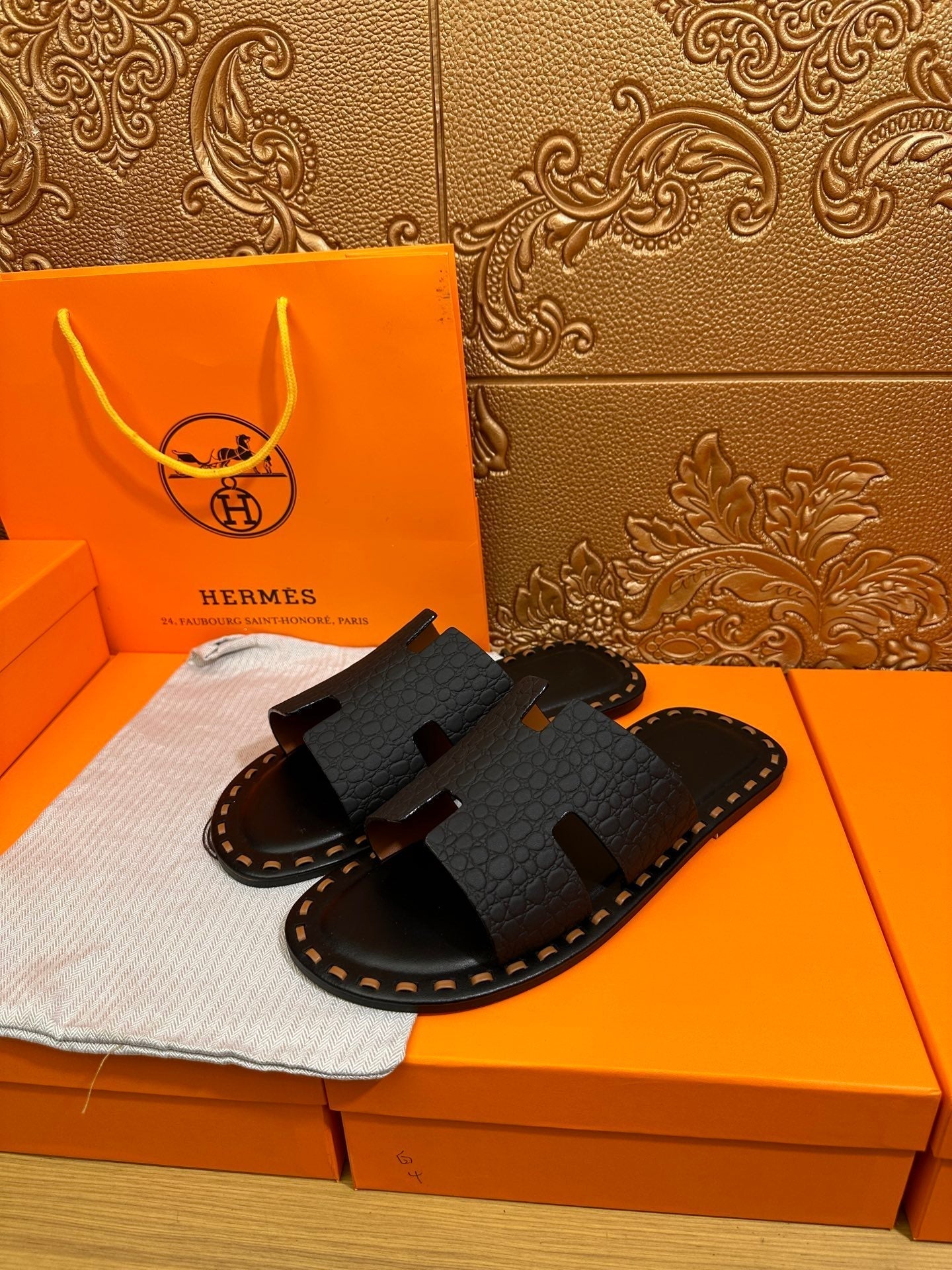 HM Men's Izmir Slide Cowhide 544084