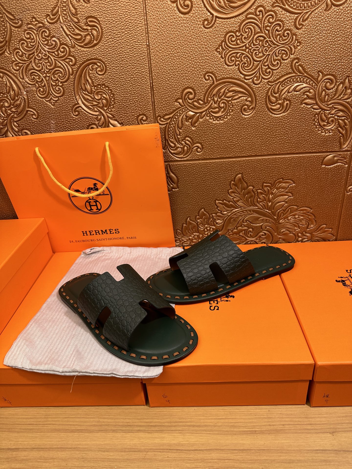 HM Men's Izmir Slide Cowhide 544084