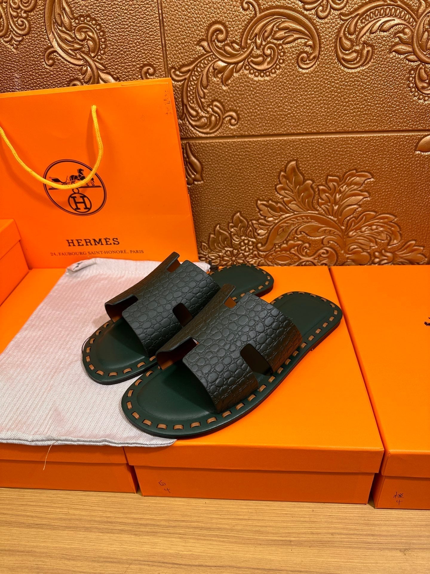 HM Men's Izmir Slide Cowhide 544084