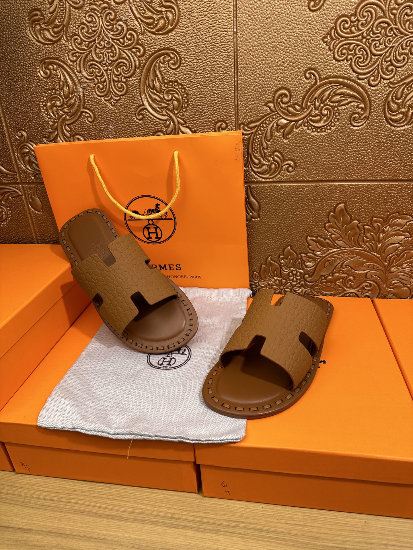 HM Men's Izmir Slide Cowhide 544084