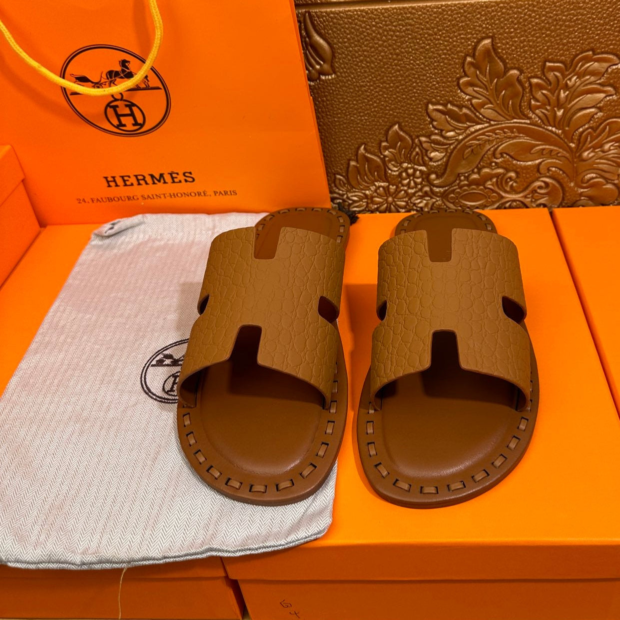 HM Men's Izmir Slide Cowhide 544084