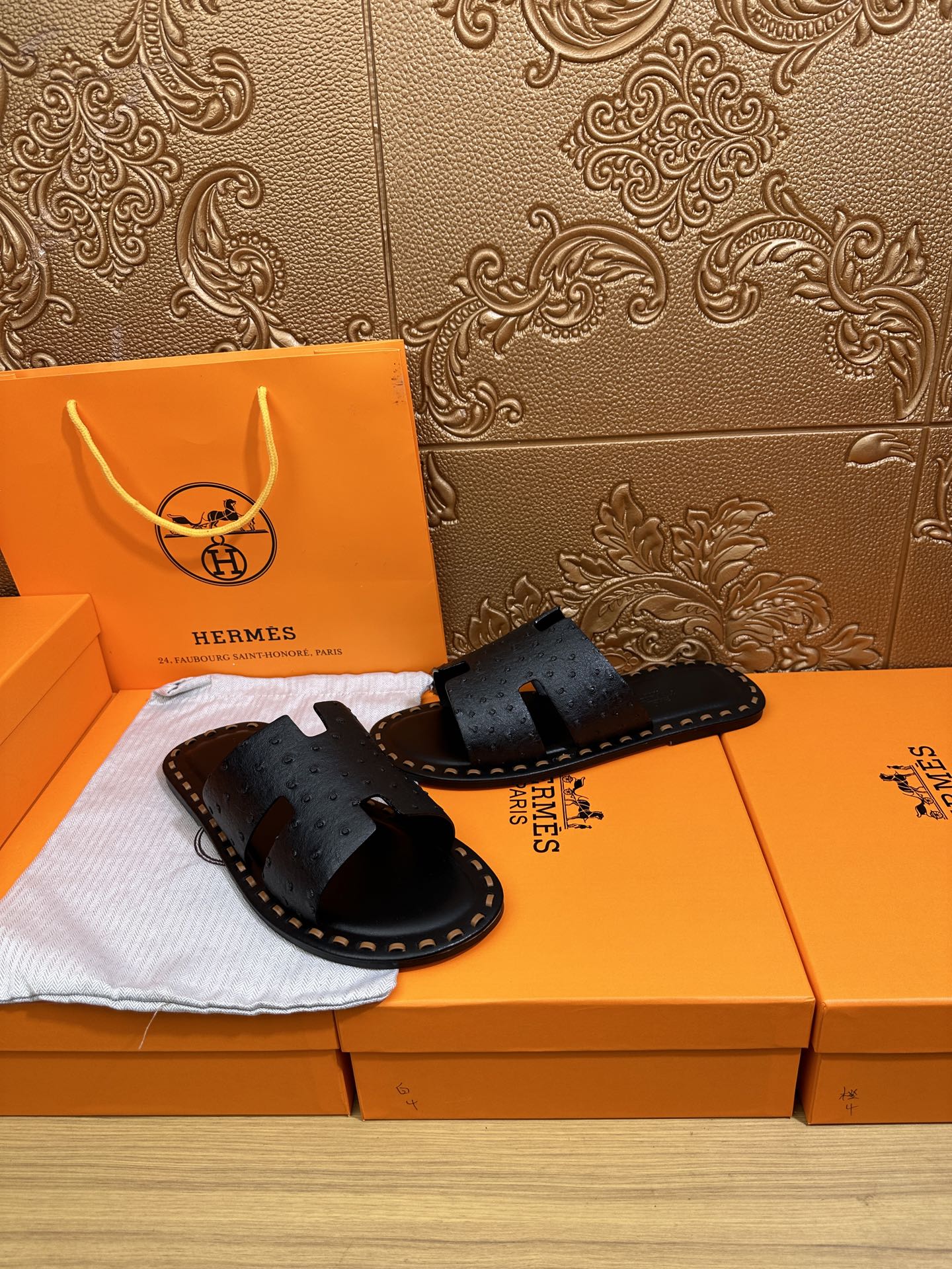 HM Men's Izmir Slide Cowhide 544090