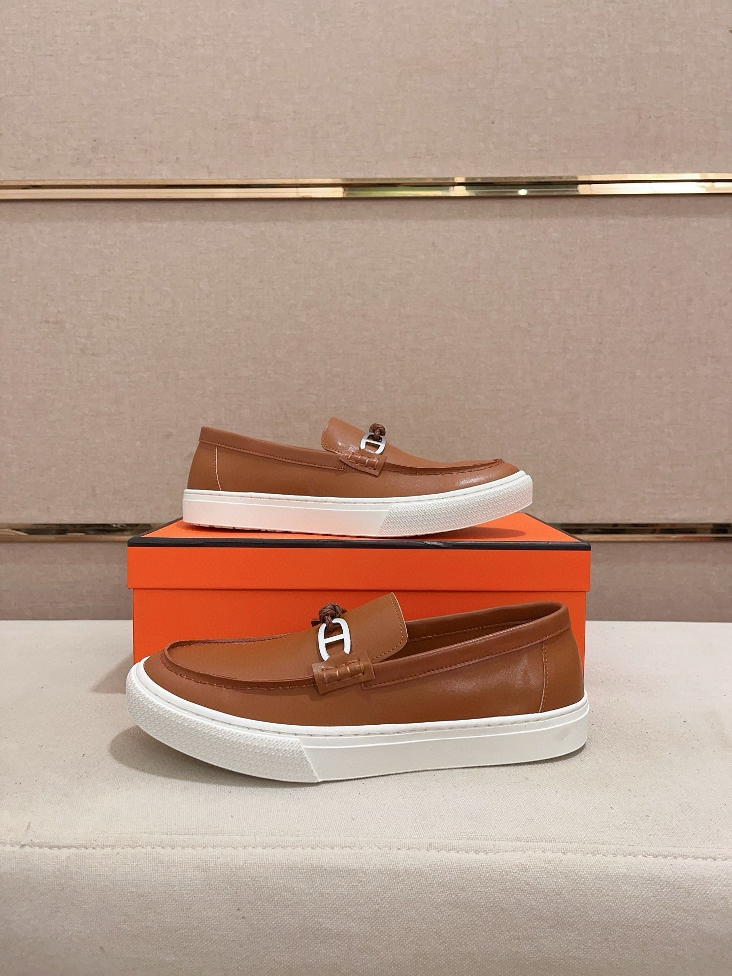 HM Men's Loafer Cowhide 564401