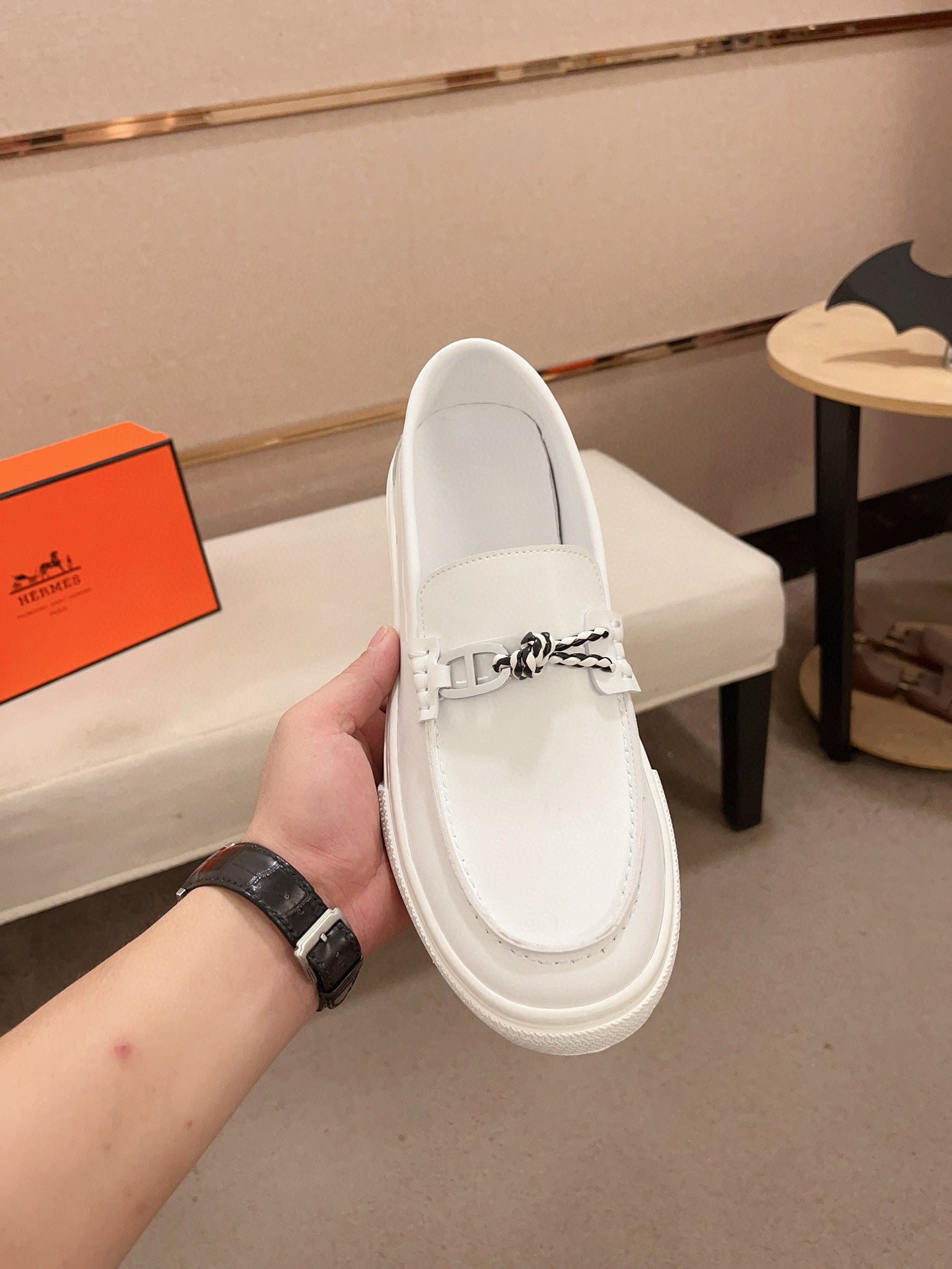 HM Men's Loafer Cowhide 564401