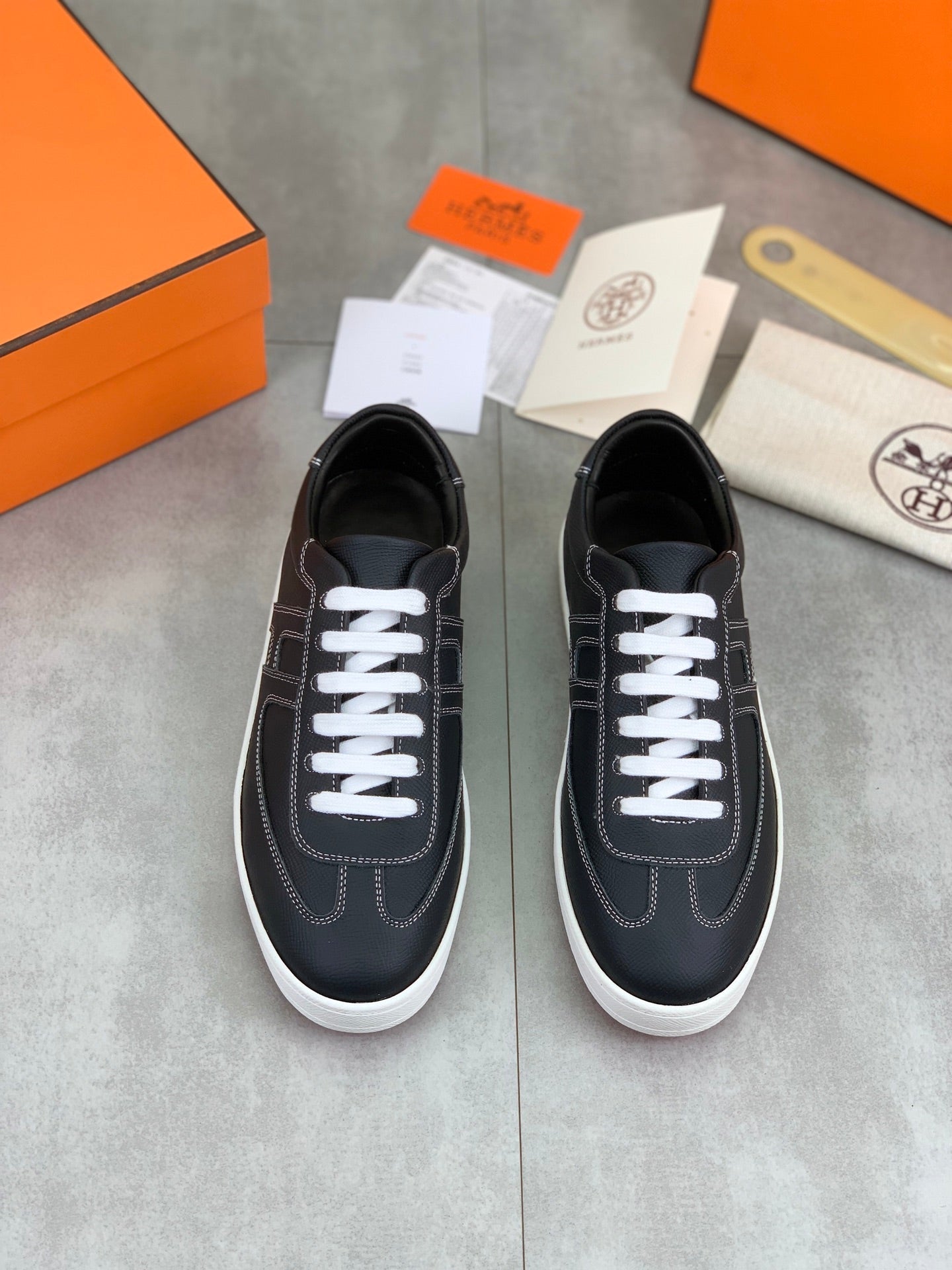 HM Men's Sneaker Multicolor Cowhide 603244