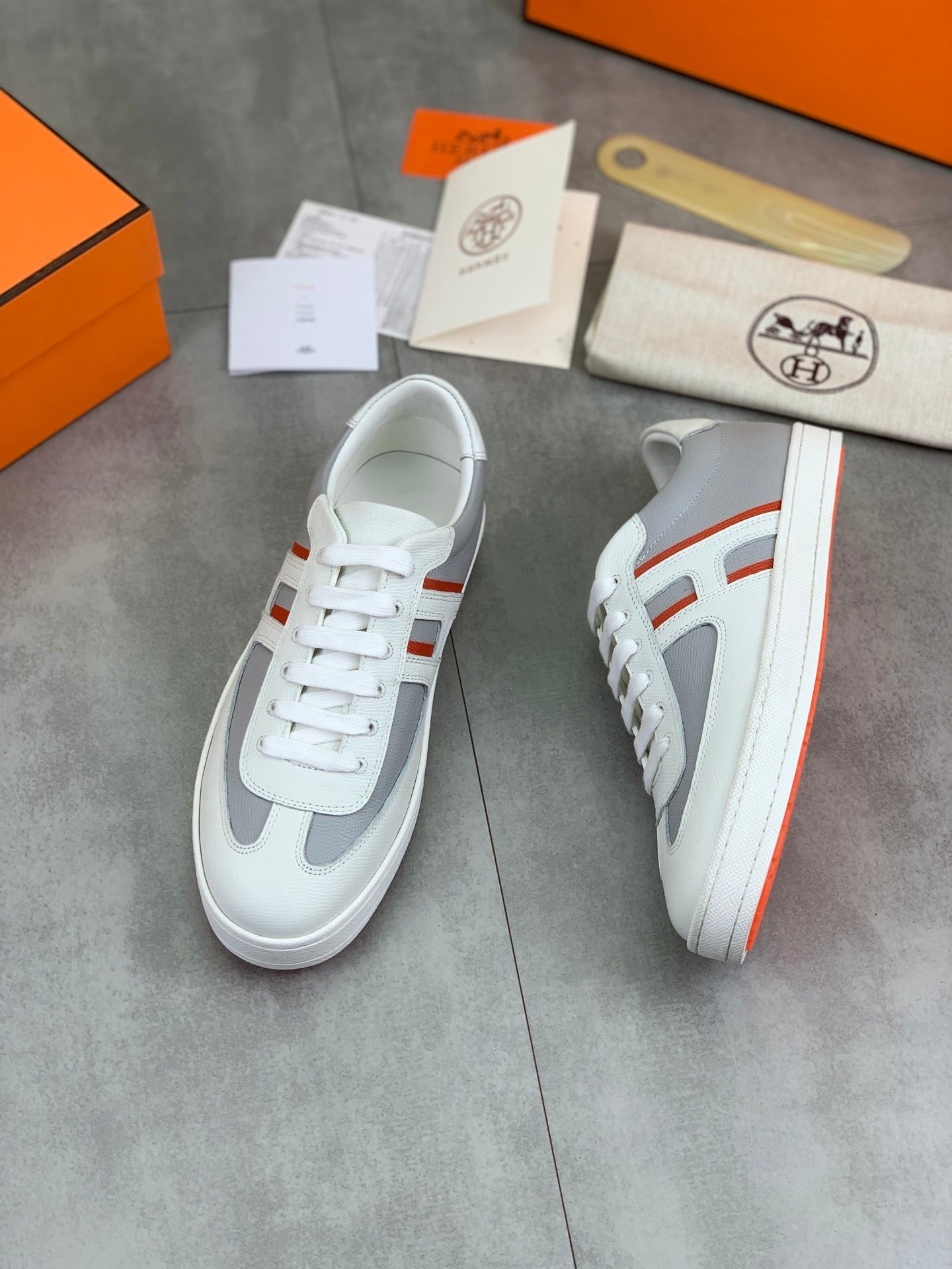 HM Men's Sneaker Multicolor Cowhide 603244