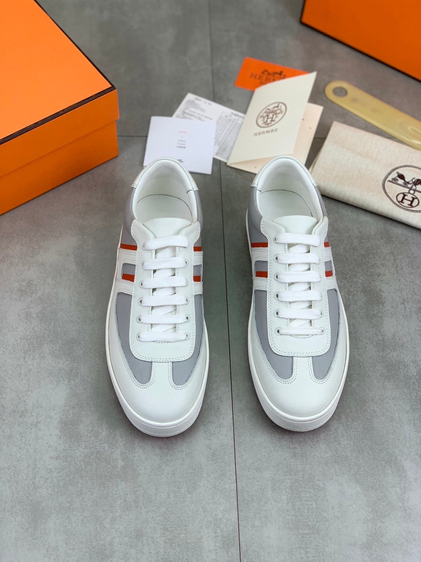 HM Men's Sneaker Multicolor Cowhide 603244