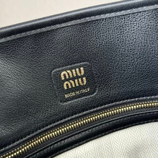 MiuMiu popular vintage tote bag sheepskin
