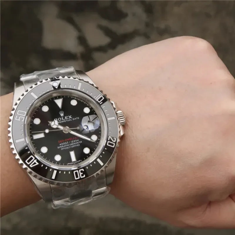 Rolex Sea Dweller Silver Black Dial 43mm m126600-0001