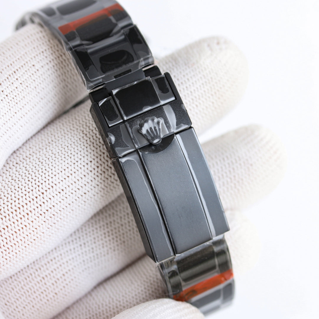 Rolex Daytona 40mm Carbon Black Orange