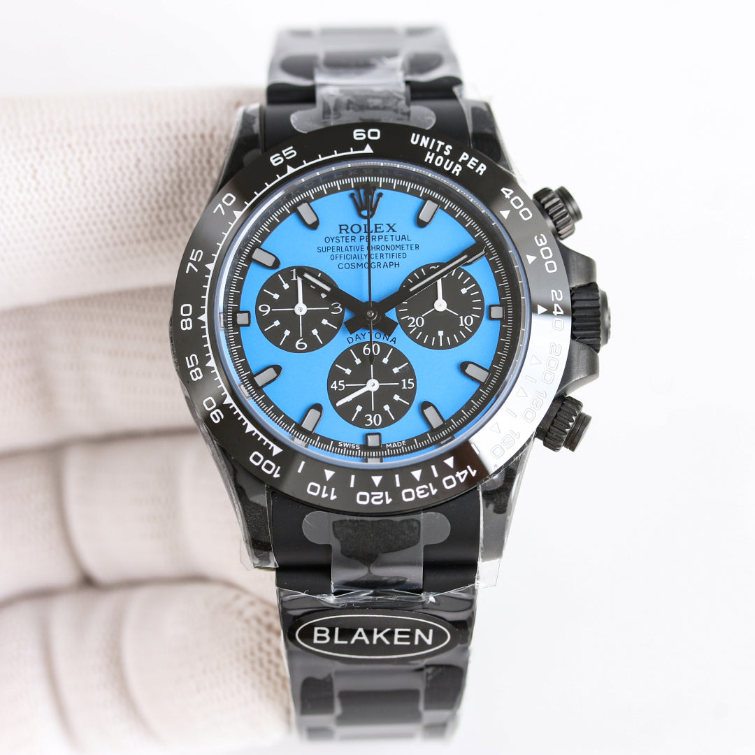 Rolex Daytona 40mm Carbon Black Blue