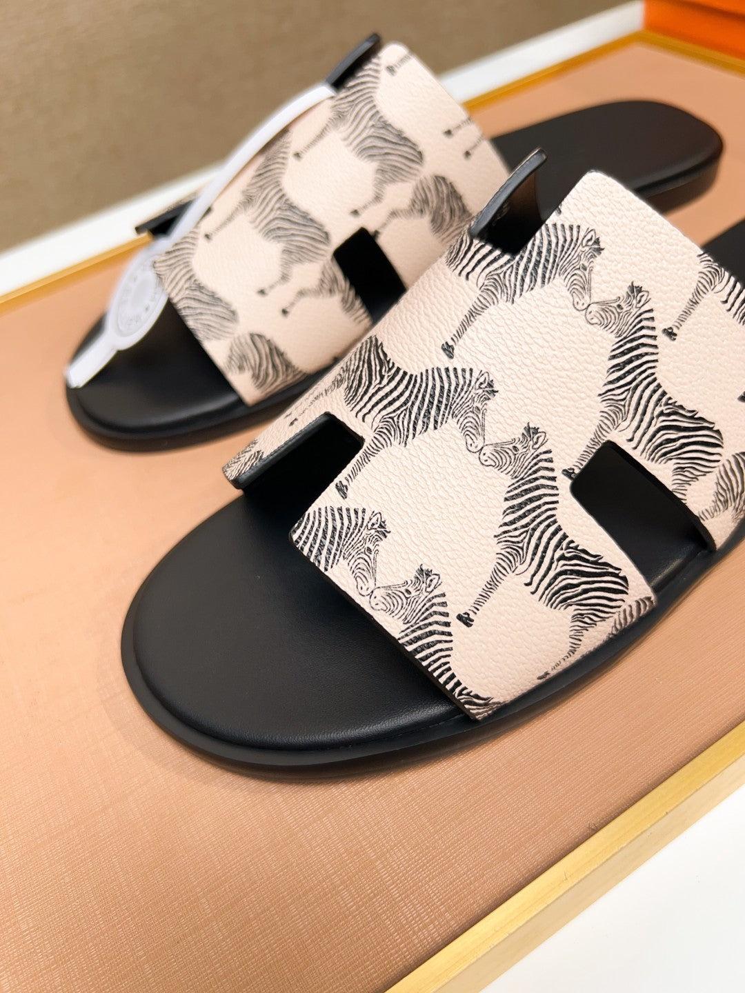 HM Men's Izmir Slide Light Pink Cowhide 743937