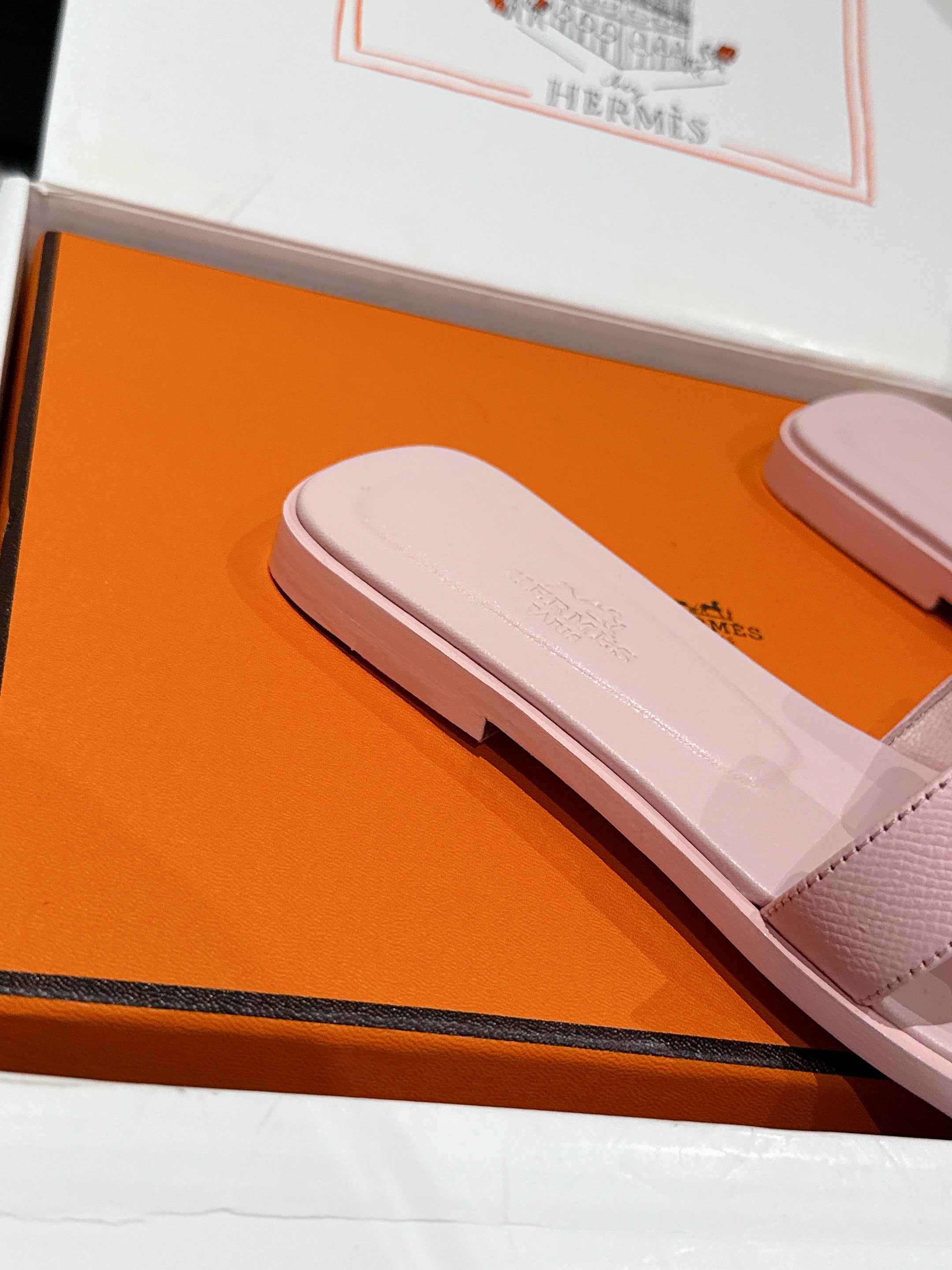 HM 25 Oran Sandal Light Pink Epsom