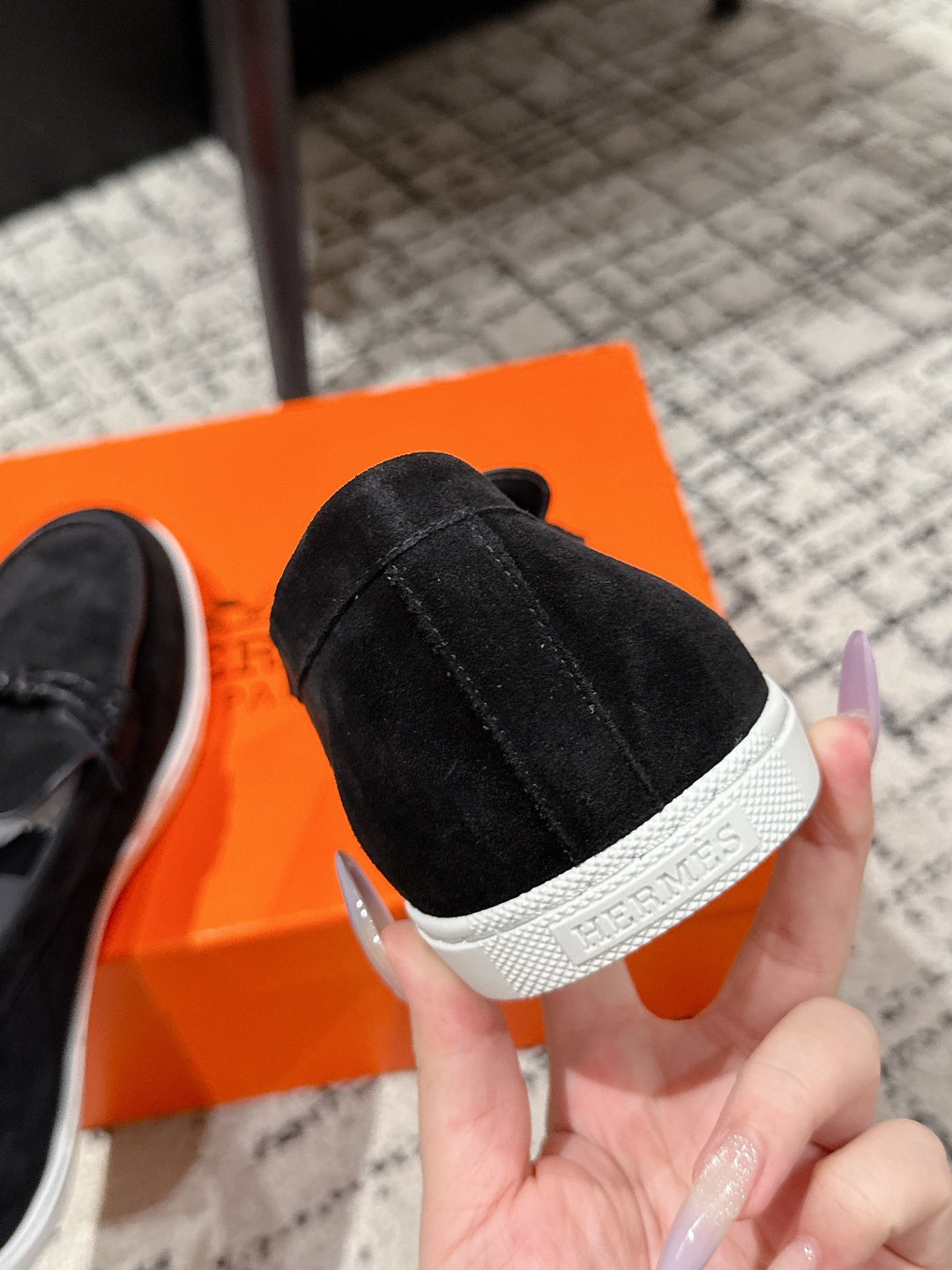 HM 25 Mocassim lgnacio Loafer  Black Cowhide 377583