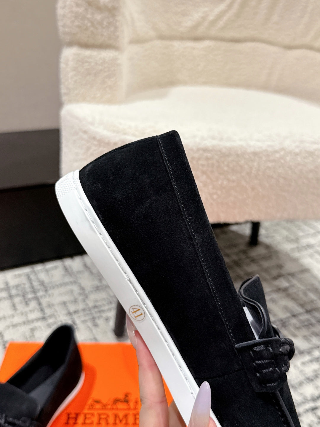 HM 25 Mocassim lgnacio Loafer  Black Cowhide 377583