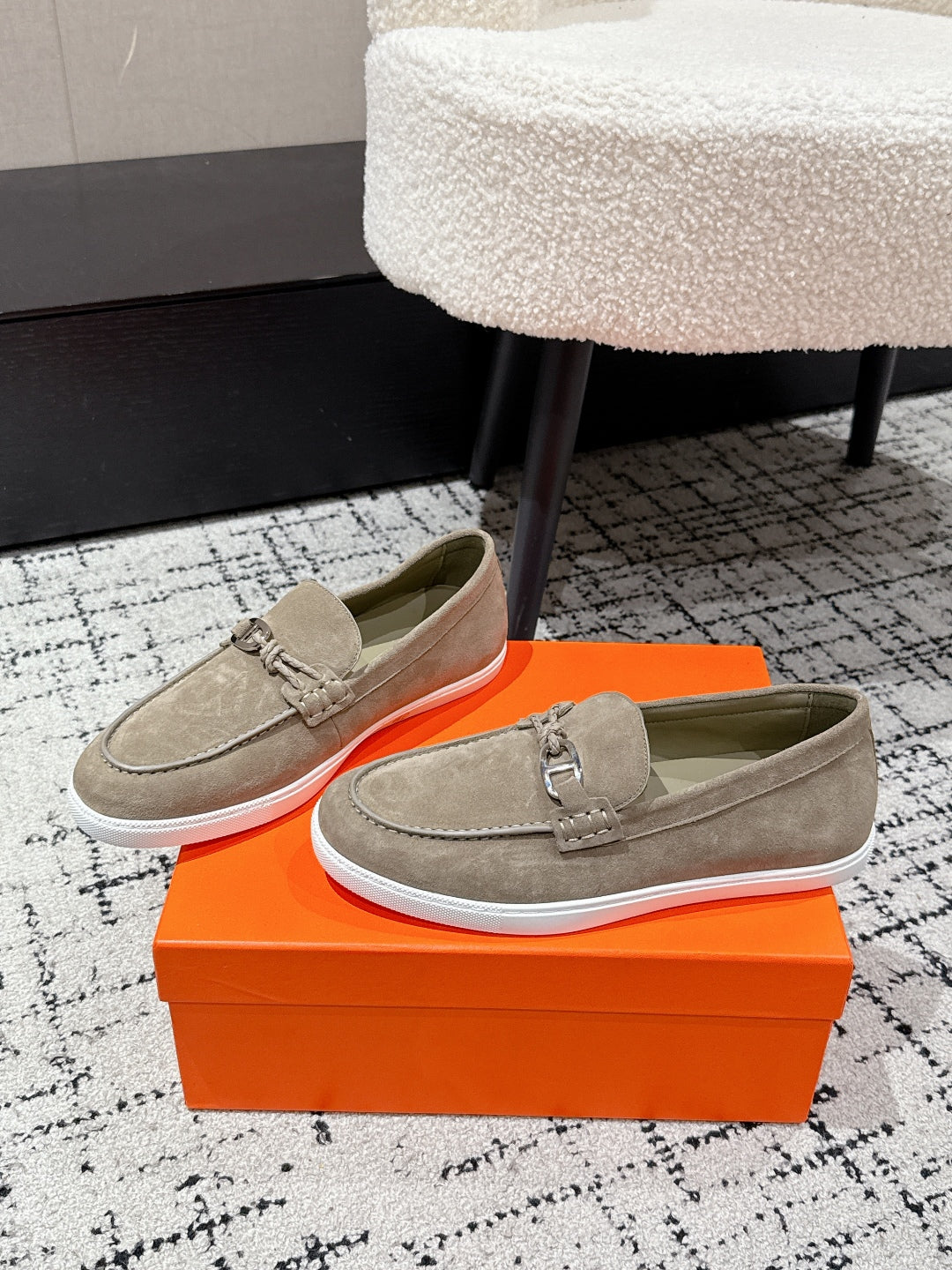 HM 25 Mocassim lgnacio Loafer Moss Green Cowhide 377586