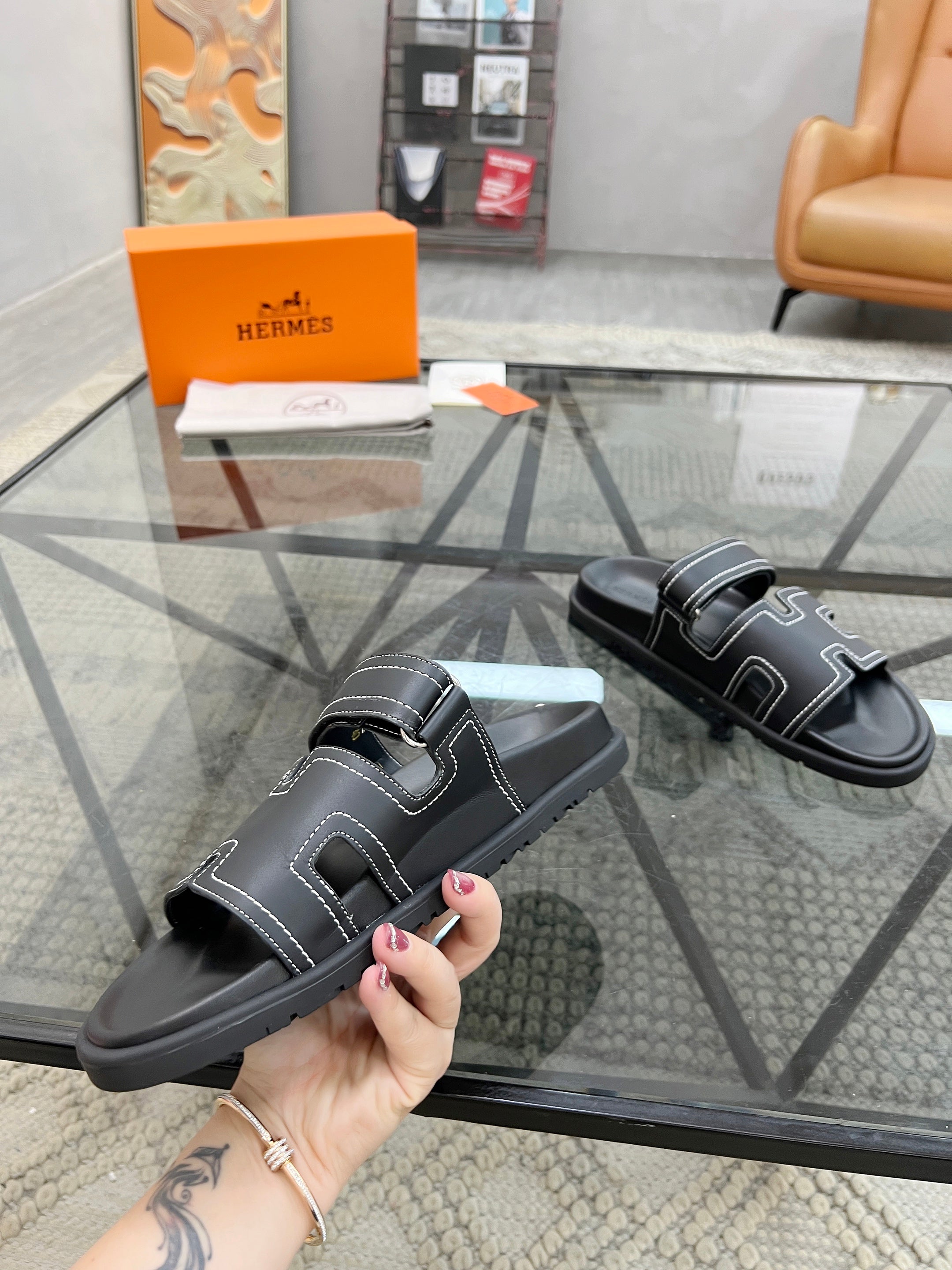 HM Men's Chypre Sandals Sheepskin 544605