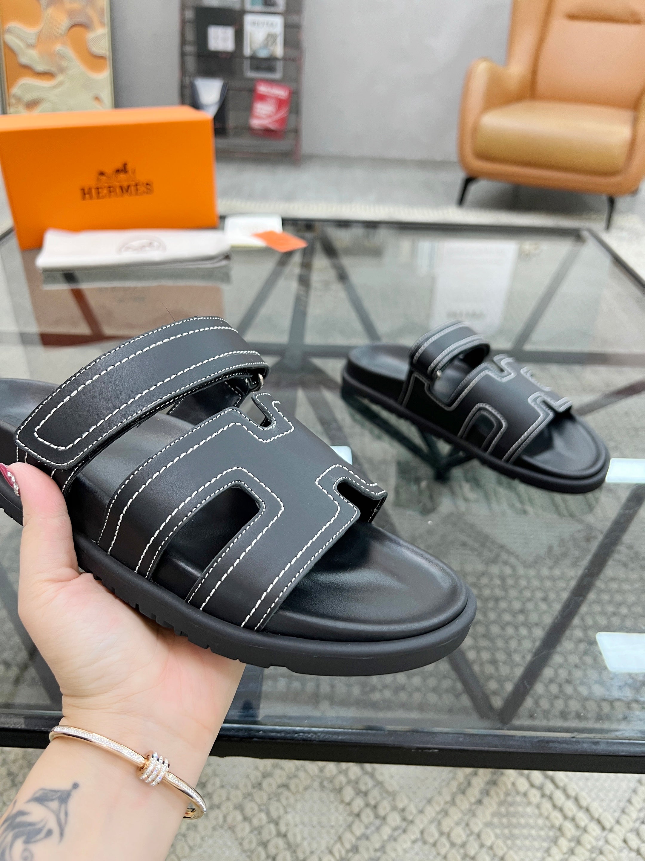 HM Men's Chypre Sandals Sheepskin 544605