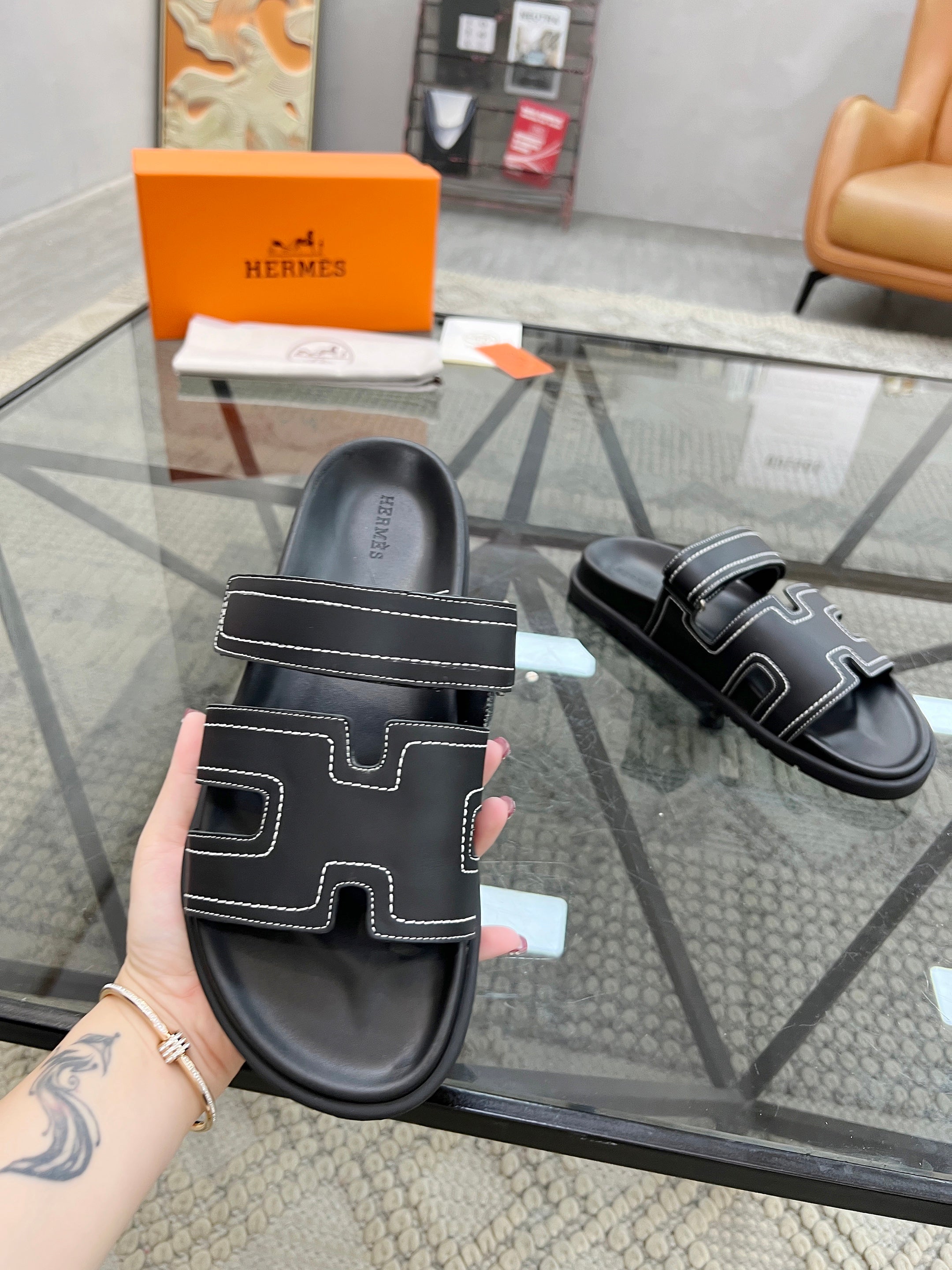 HM Men's Chypre Sandals Sheepskin 544605