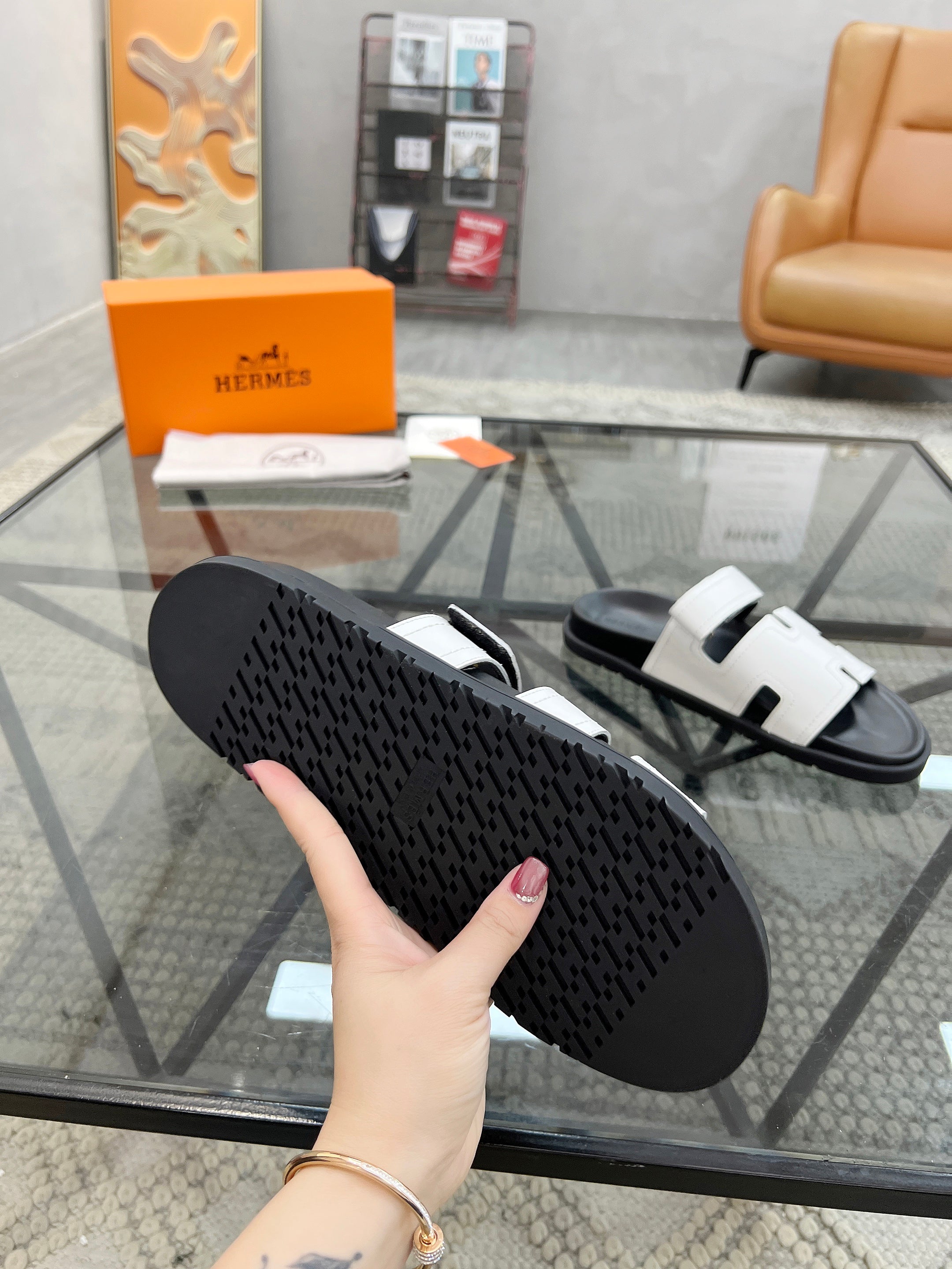 HM Men's Chypre Sandals Sheepskin 544605