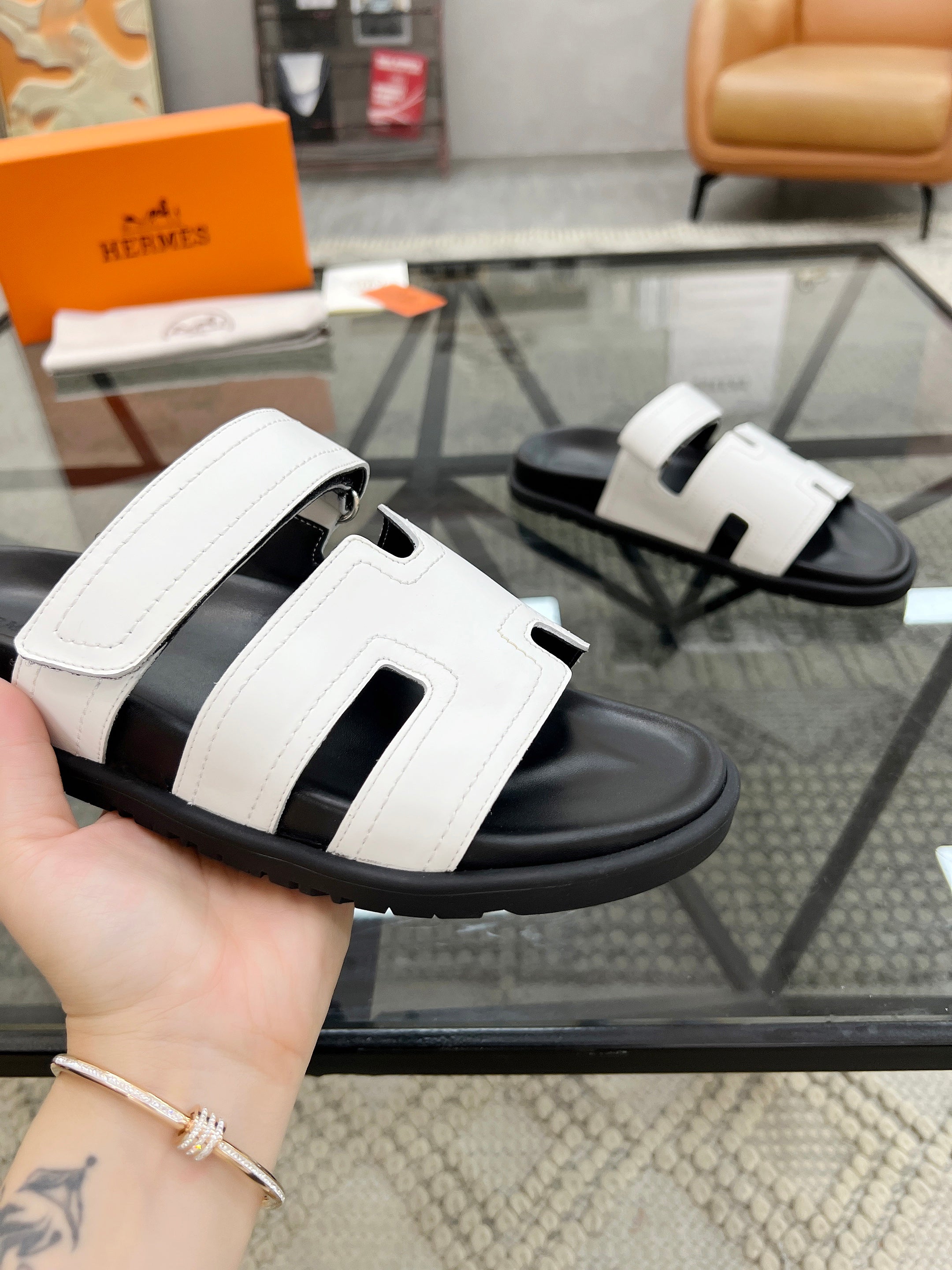 HM Men's Chypre Sandals Sheepskin 544605