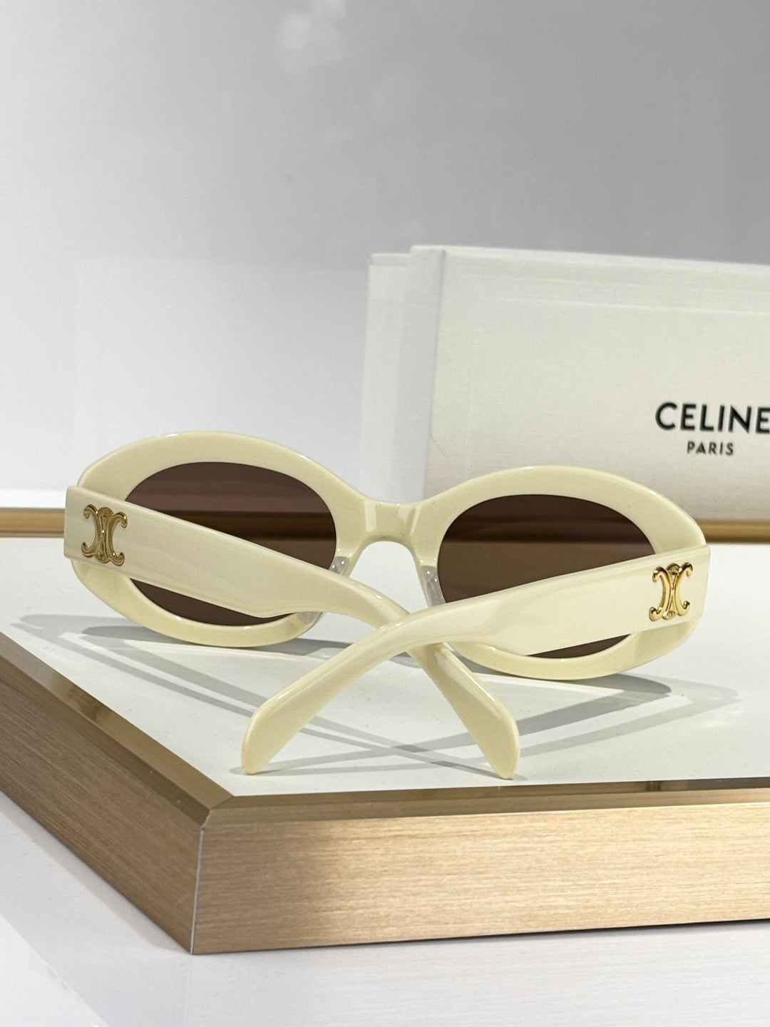 TRIOMPHE SUNGLASSES 40194U IN IVORY ACETATE