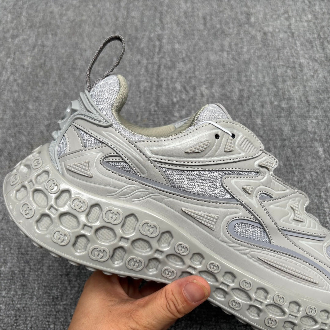 GG Men's 25 Cub3d Sneaker Grey Mesh 721093