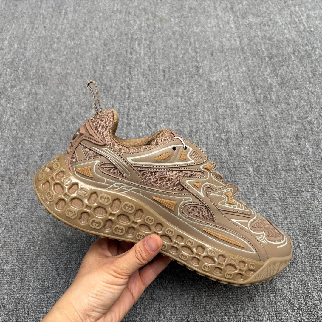 GG Men's 25 Cub3d Sneaker Brown Mesh 721095