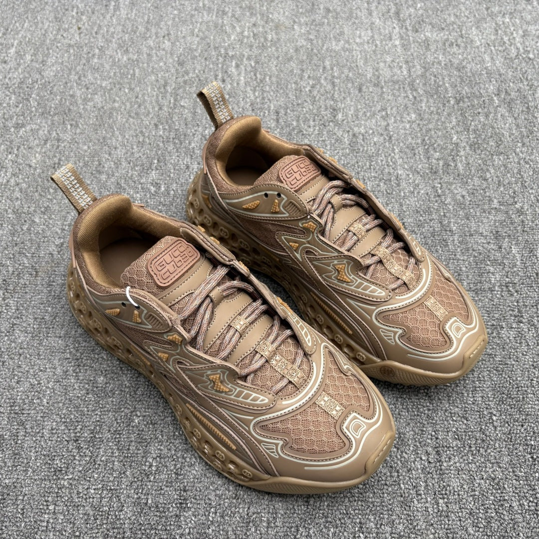 GG Men's 25 Cub3d Sneaker Brown Mesh 721095