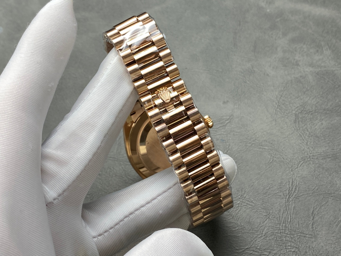 Rolex Day-Date 40mm Pink Gold Black Dial