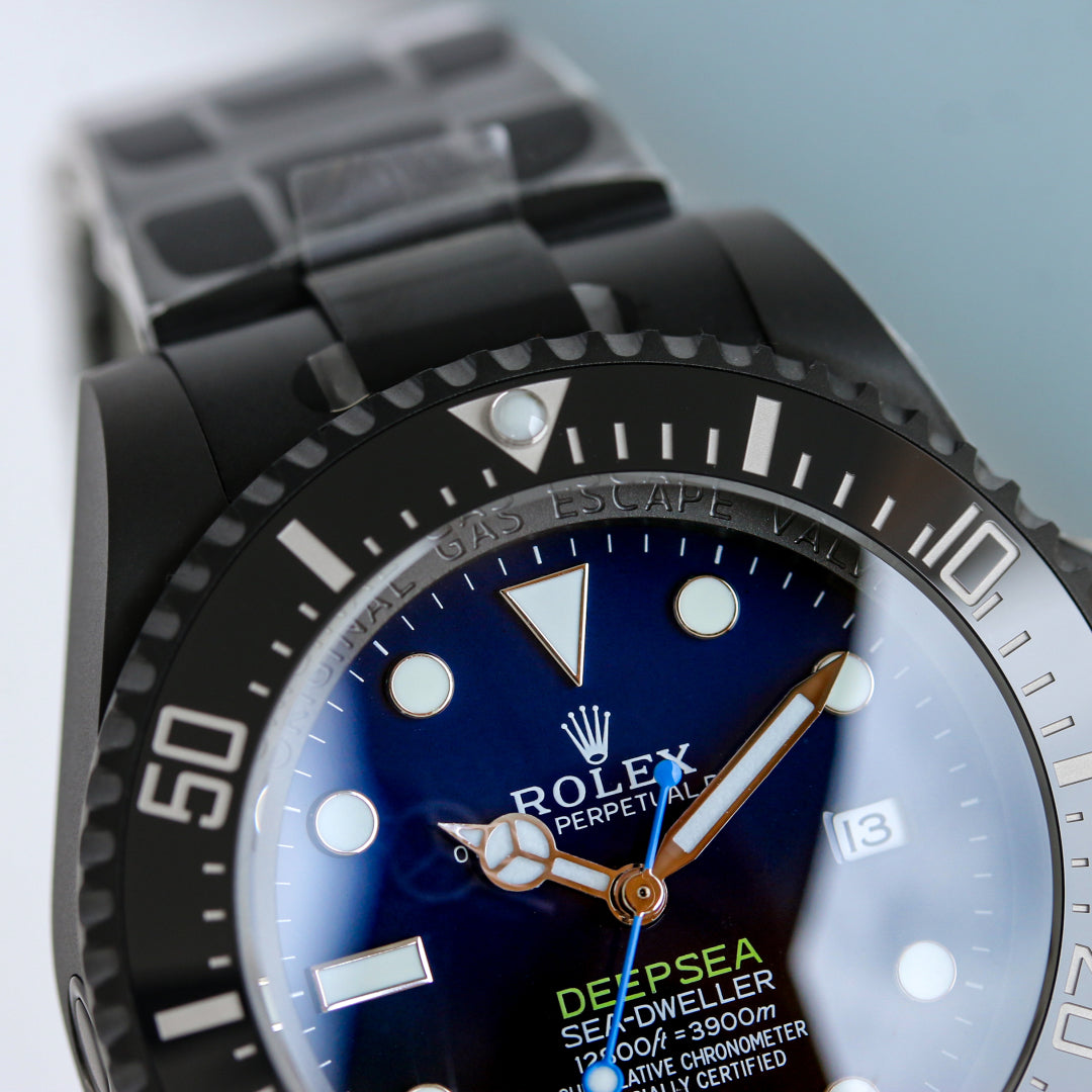 Rolex Sea Dweller Deepsea 44mm Black Blue PVD