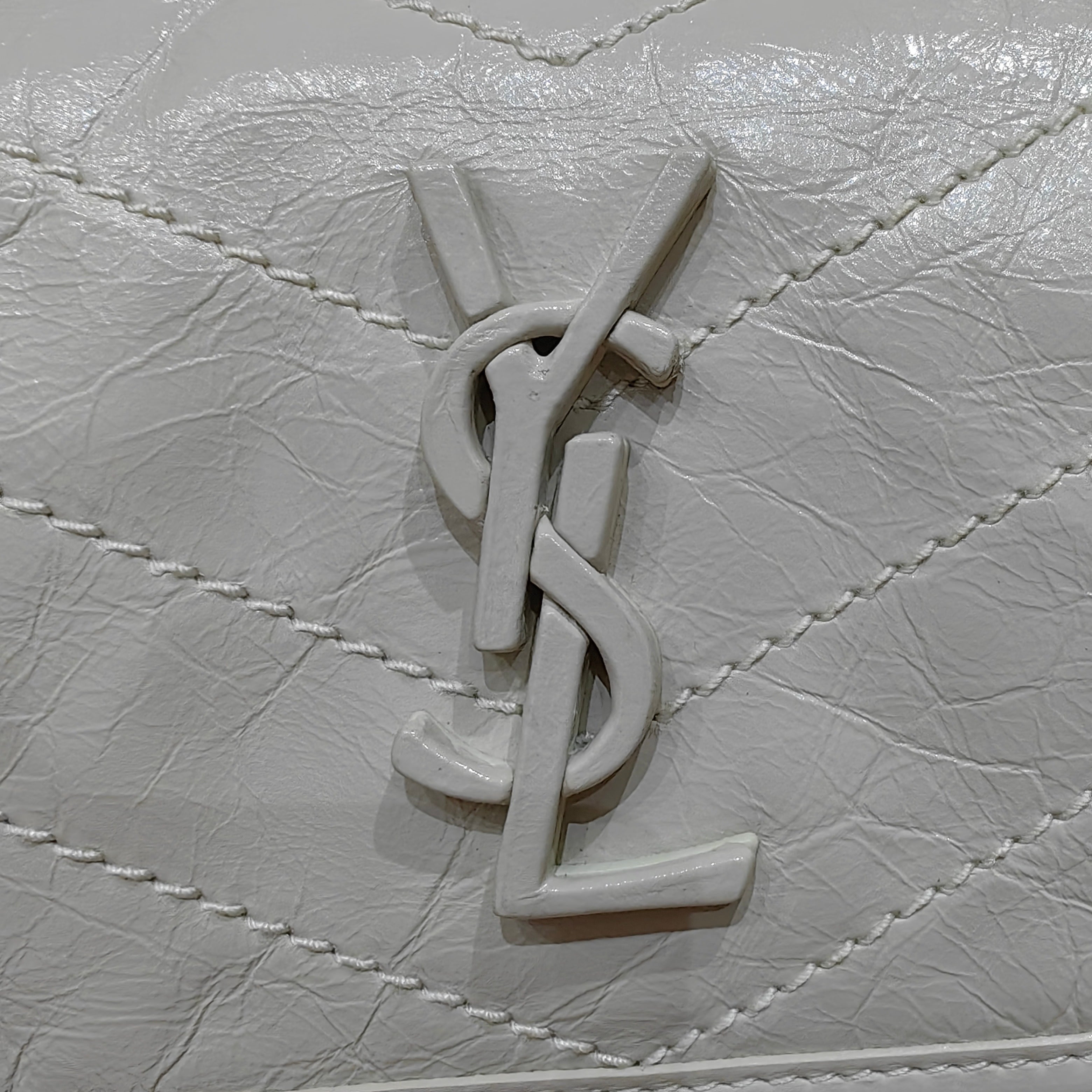 YSL Niki Baby Bag Light Beige Calfskin 338902