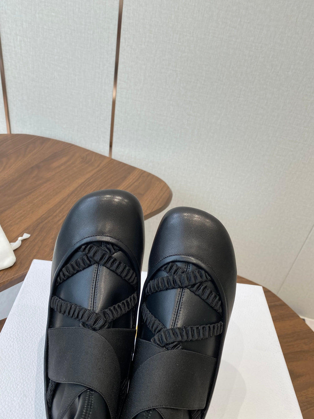 CD Ballet Stretch Boots Black Sheepskin  431503