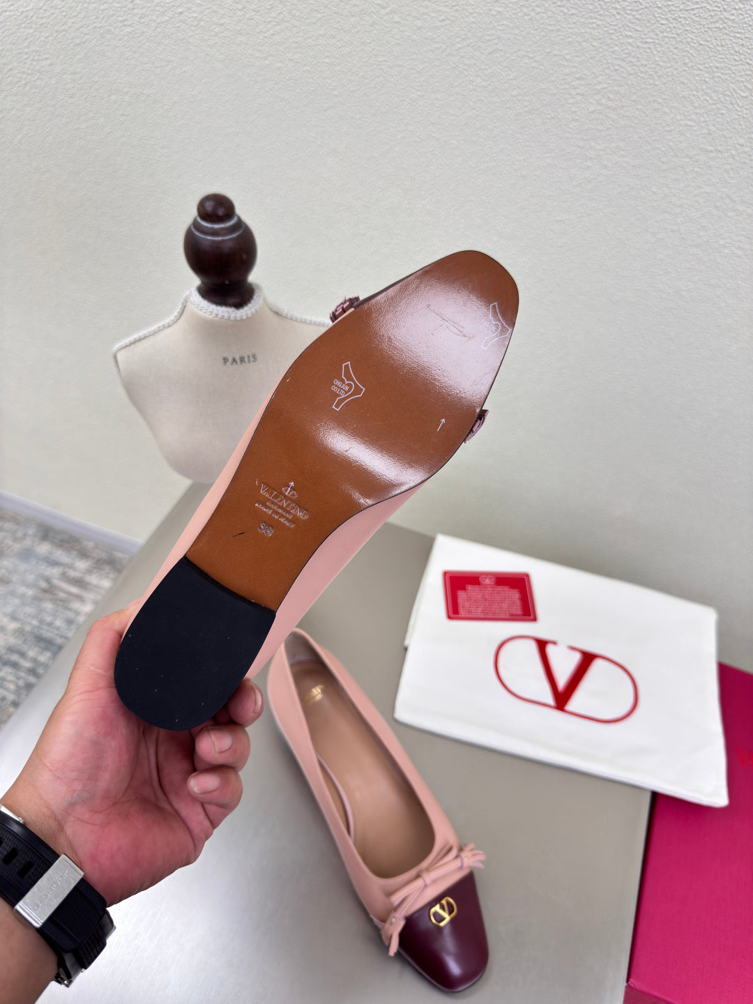 VT 25 Valet Du Roi Ballet Flat Calfskin 343066