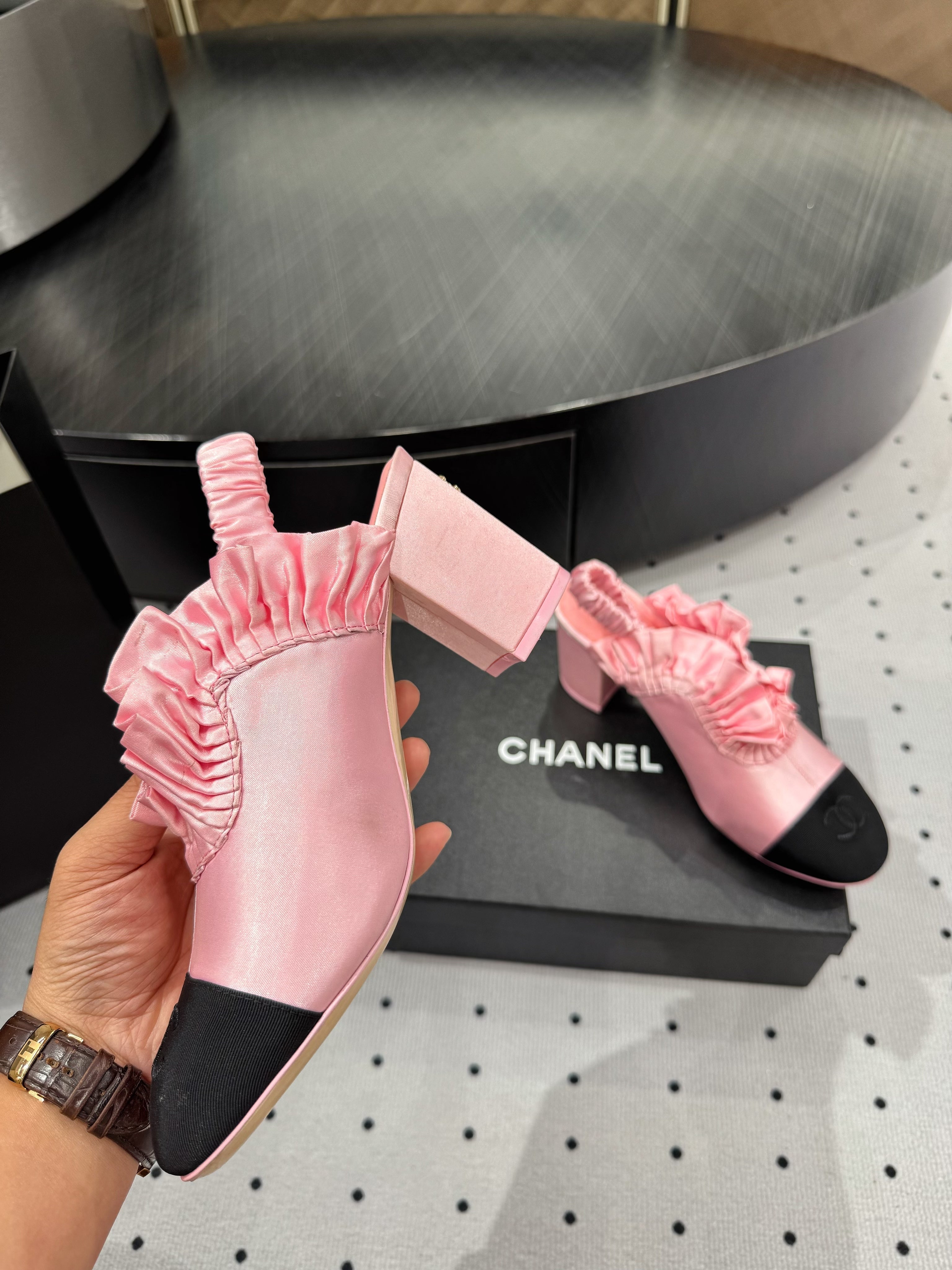 CC 25 Slingback Pink Silk 306334