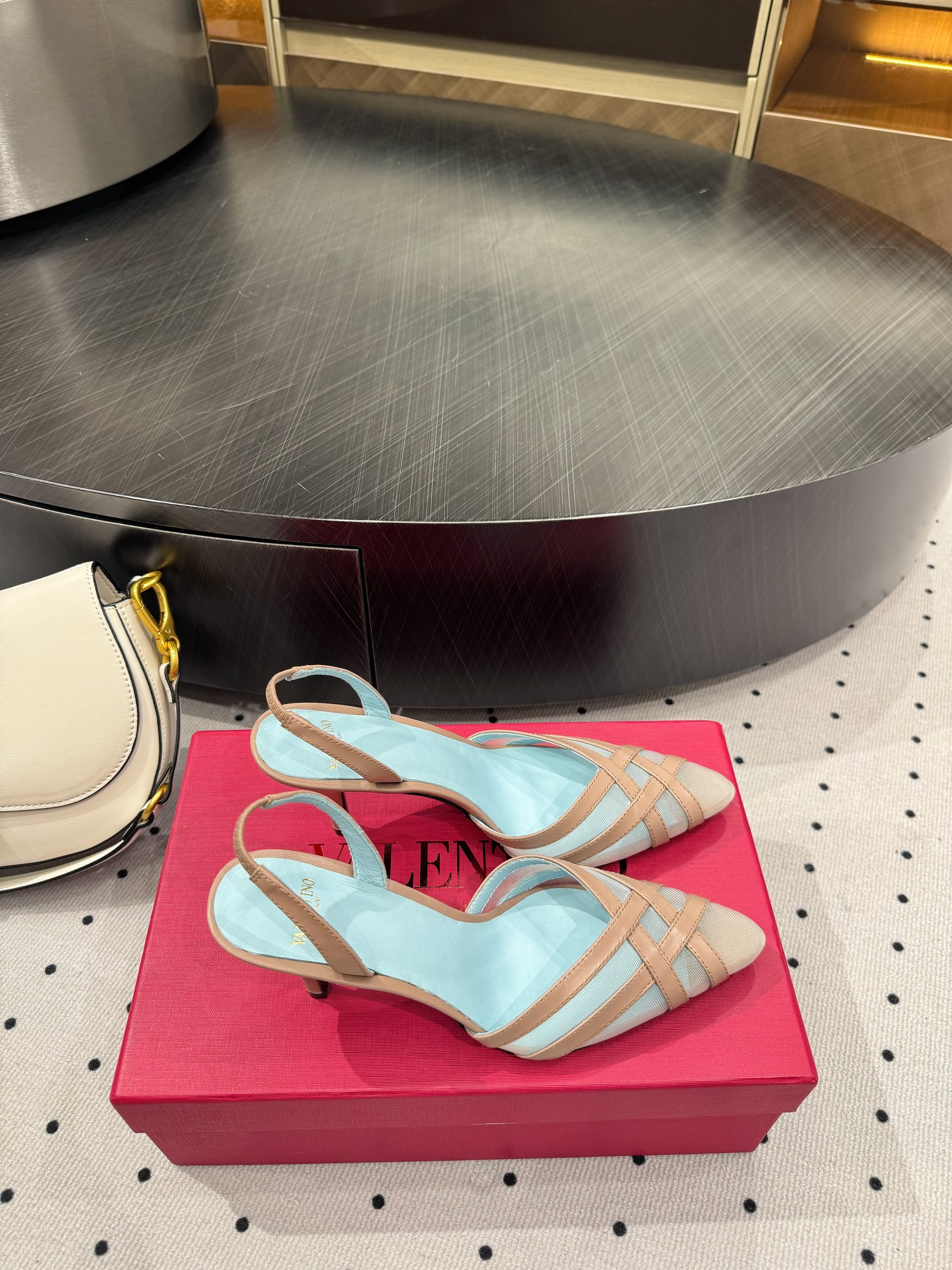 VT 25 Mesh Slingback Pink Sheepskin 327590