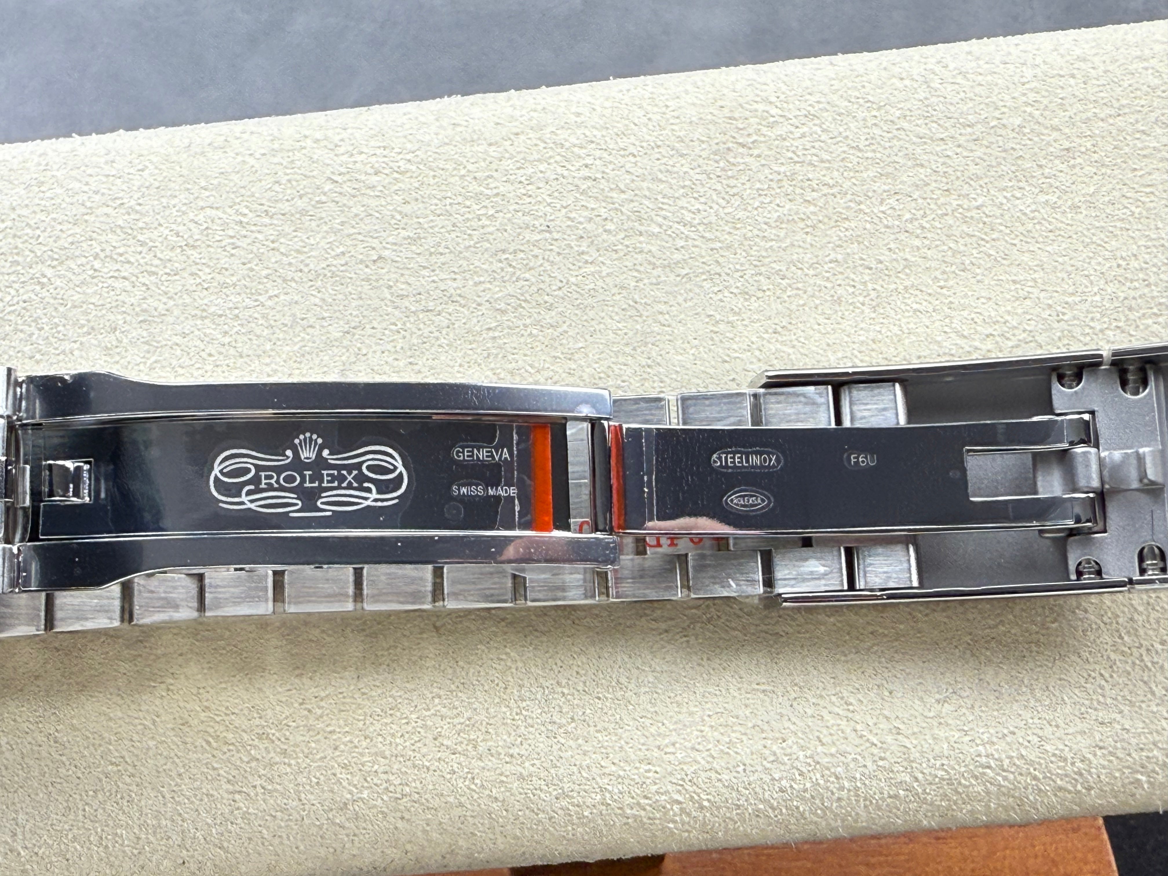 Rolex Day-Date 36mm Silver Navy Blue