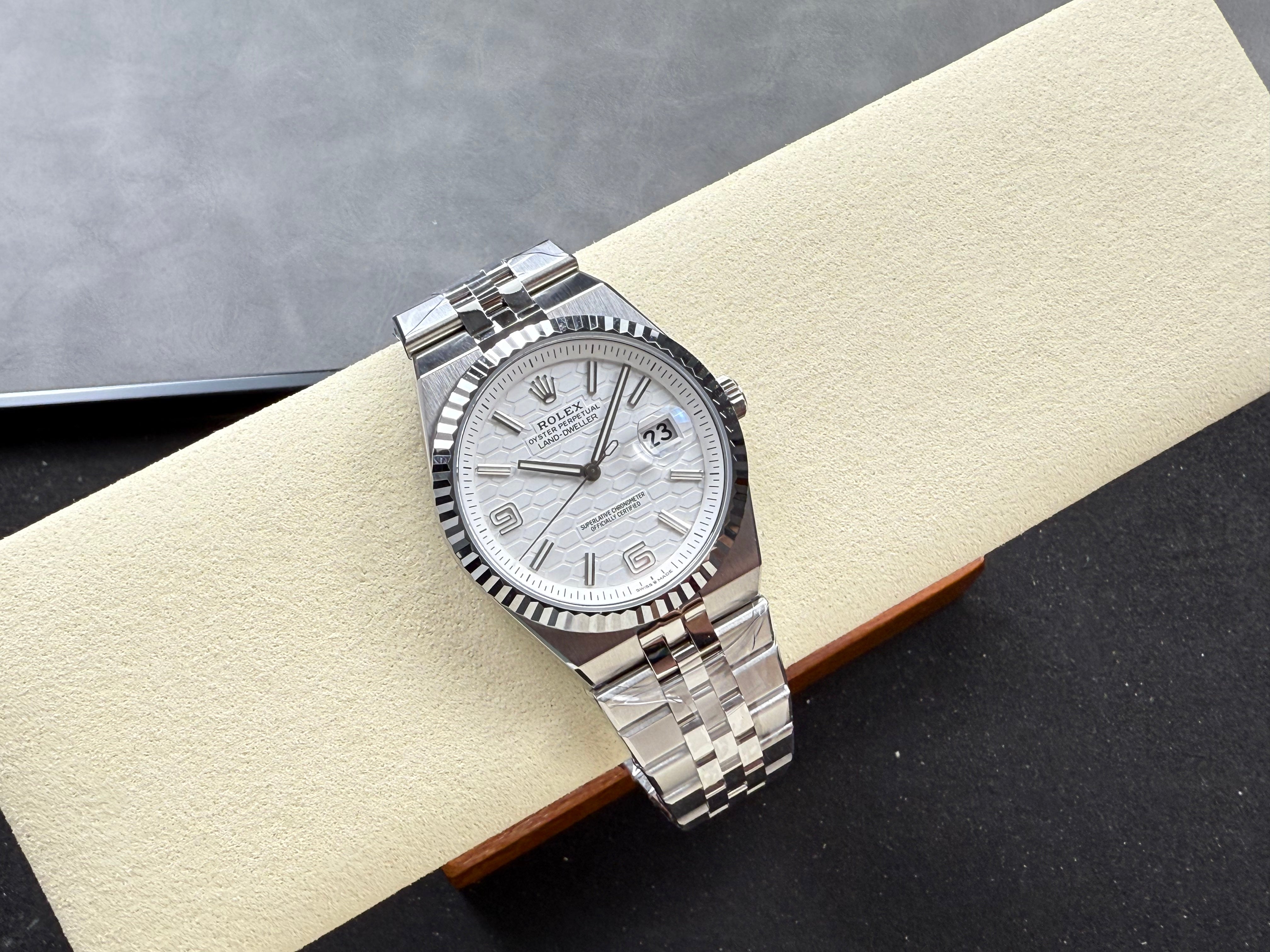 Rolex Land Dweller 40mm Silver White