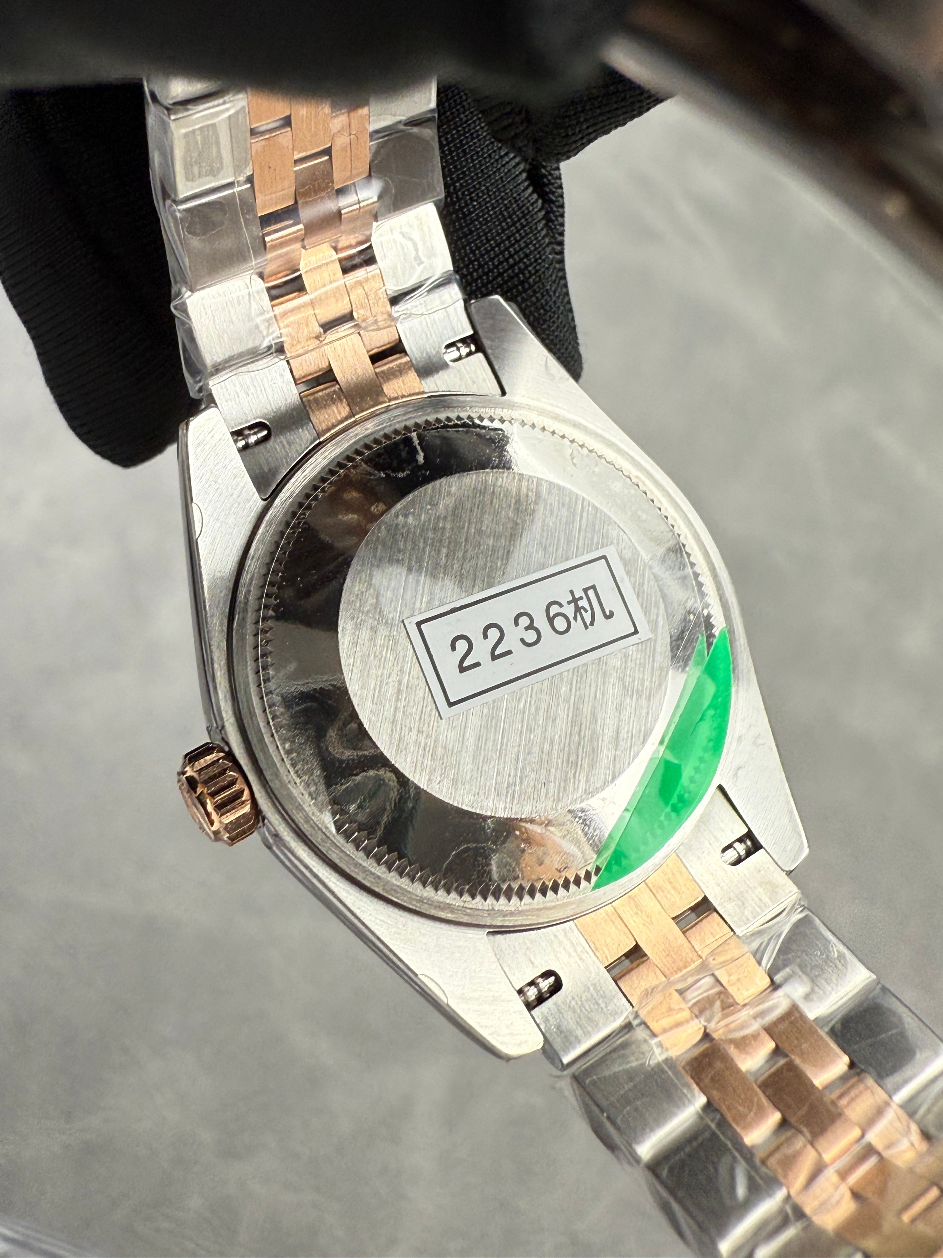 ROLEX Datejust 31mm Silver Pink Gold