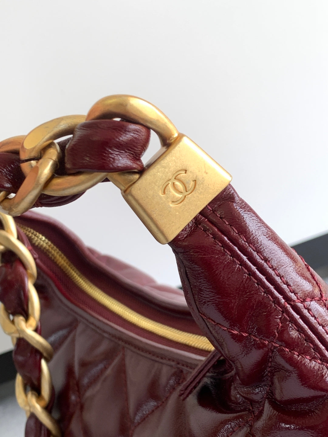 CC Hobo Bag 35 Red Lambskin 277763