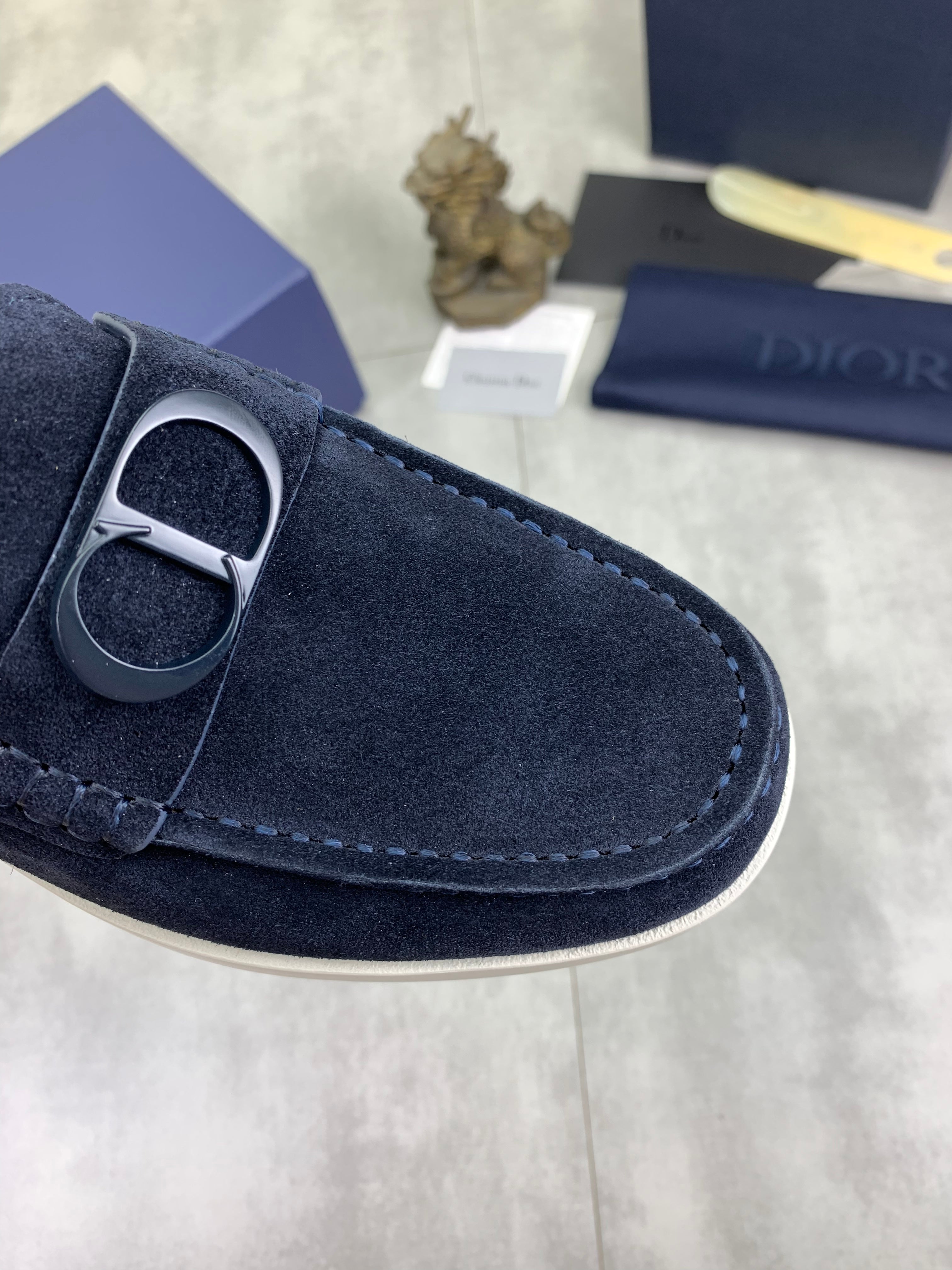 CD Loafer Navy Blue Suede 646588