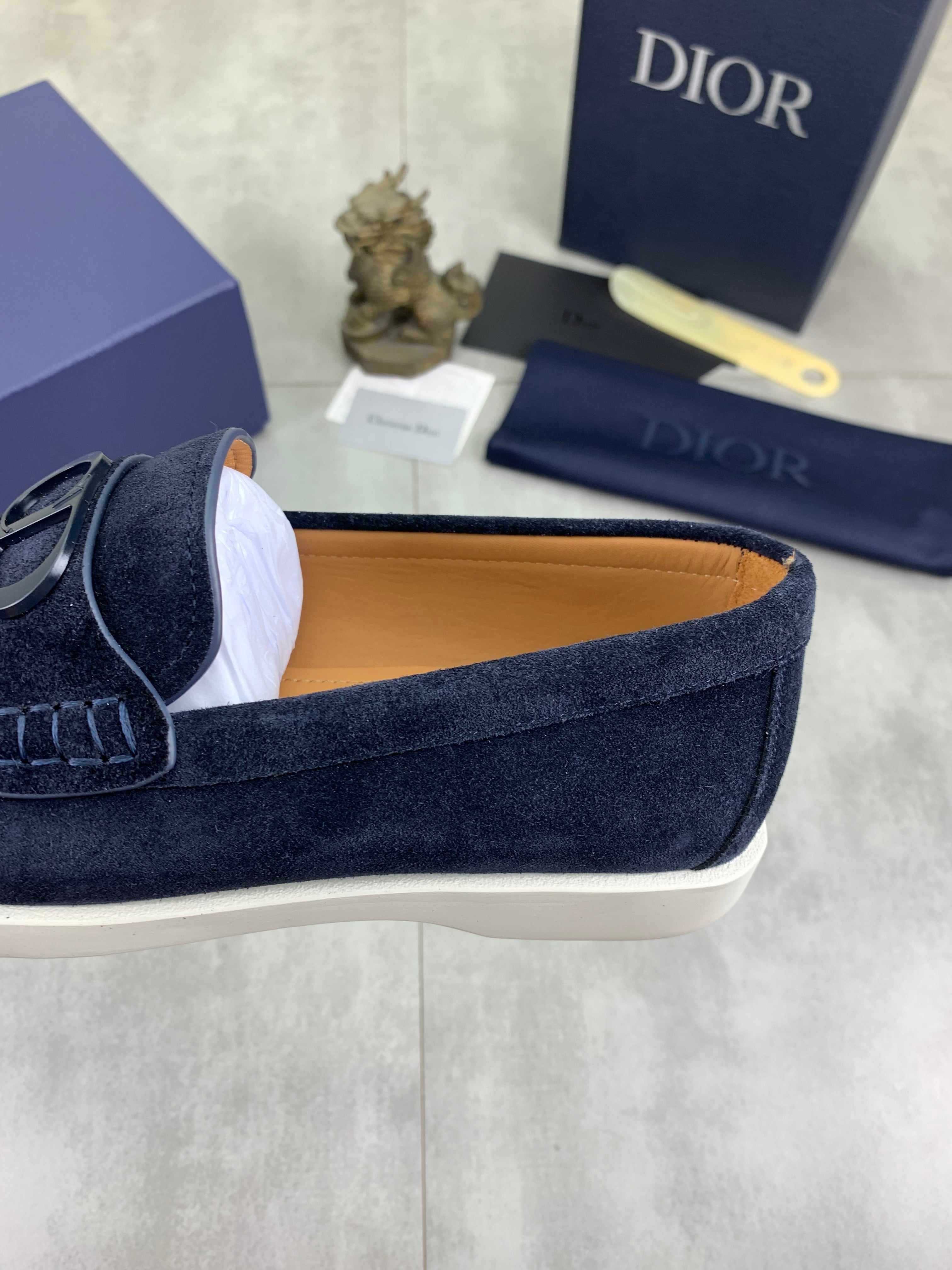 CD Loafer Navy Blue Suede 646588
