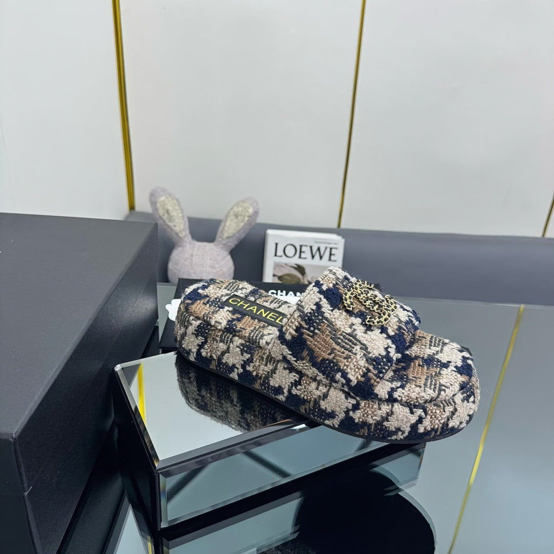 CC 25 Flatform Slide Multicolor Fabric 238493